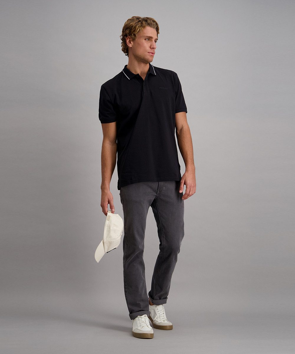 Pioneer Authentic Jeans Poloshirt mit Logo Schriftzug – Bild 4 von 5