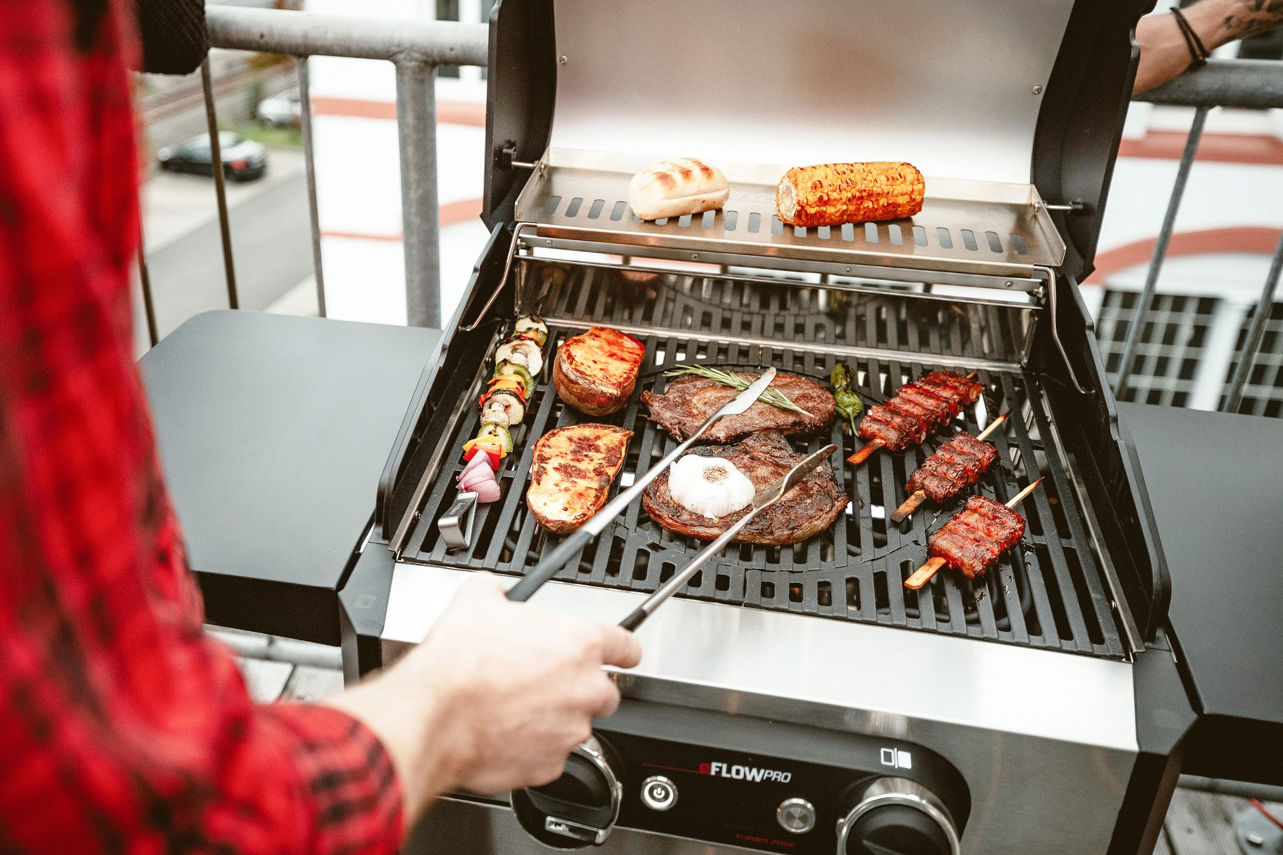 Enders® Elektrogrill Elektrogrill eFlow Pro 2 Turbo inkl. Wetterschutzhülle, 3000 W – Bild 3 von 5