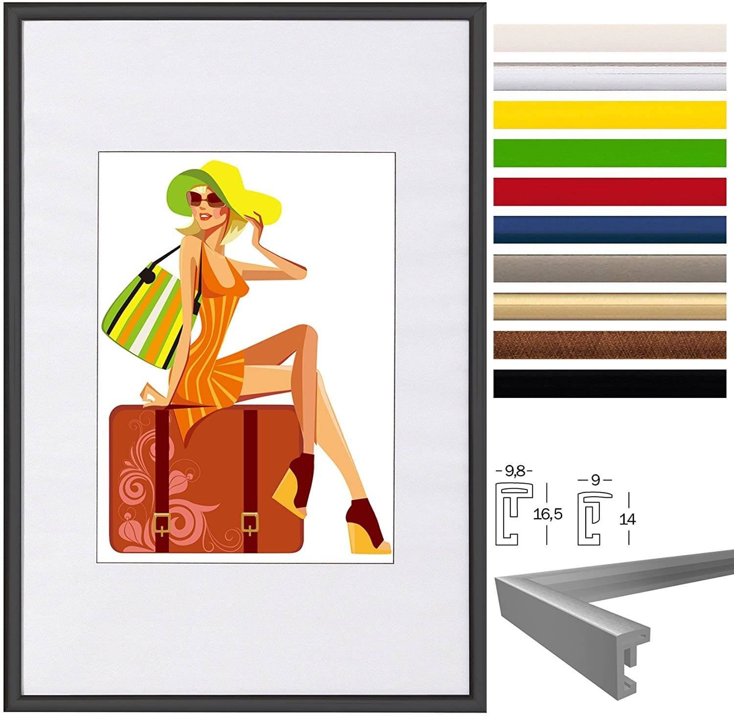 Woltu Bilderrahmen, (1 St), Bilderrahmen Kunststoff New Lifestyle günstig online kaufen