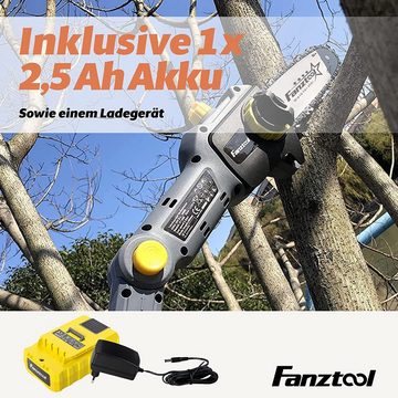 Fanztool Akku-Kettensäge FANZTOOL 20V Akku-Hochentaster mit 2Ah Akku/Ladegerät, Packung