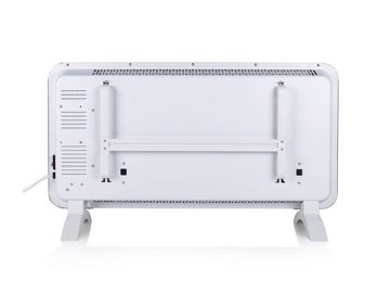 PRINCESS Konvektor, 1500 W, Smarte Elektroheizung Glaskörper Zusatzheizung Wandmontage Weiß 76cm