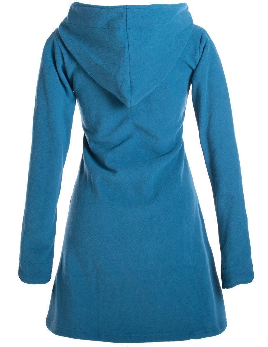 Vishes Wintermantel Elfen Eco Fleecemantel mit Kapuze Hippie, Goa, Ethno Bo günstig online kaufen