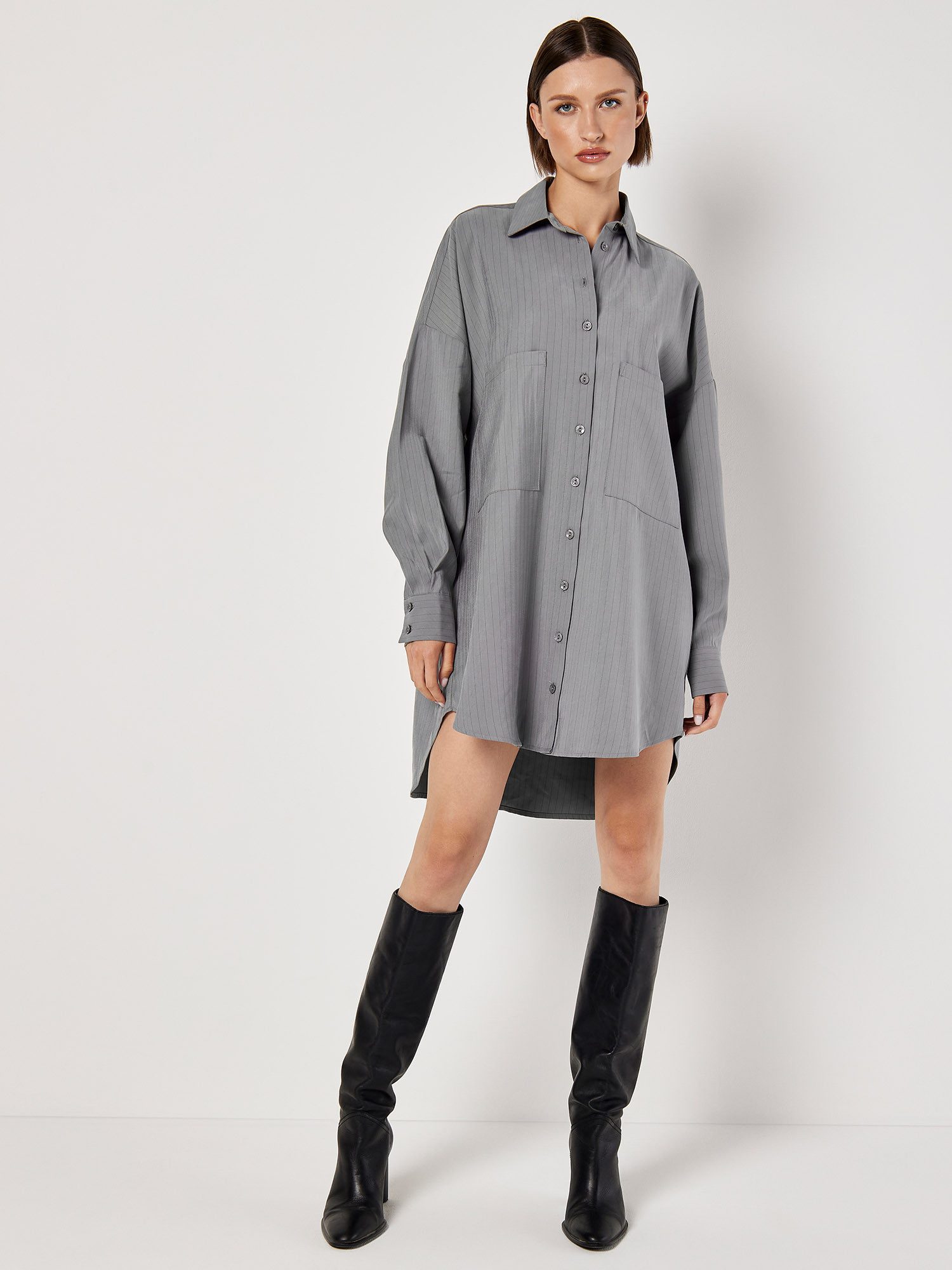 Blusenkleid Hemdkleid