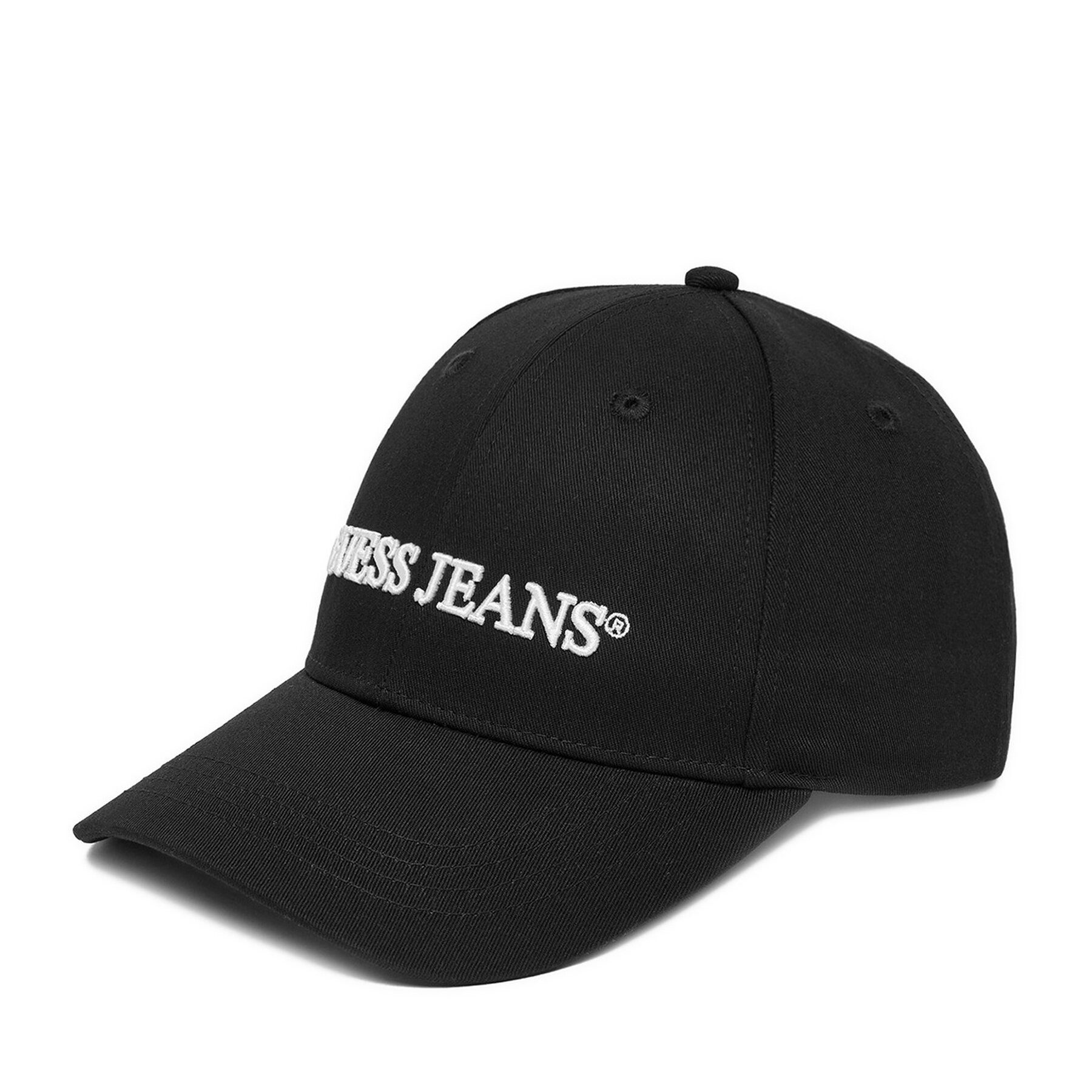 Baseball Cap Guess Jeans Unisex Schwarze Baseballkappe