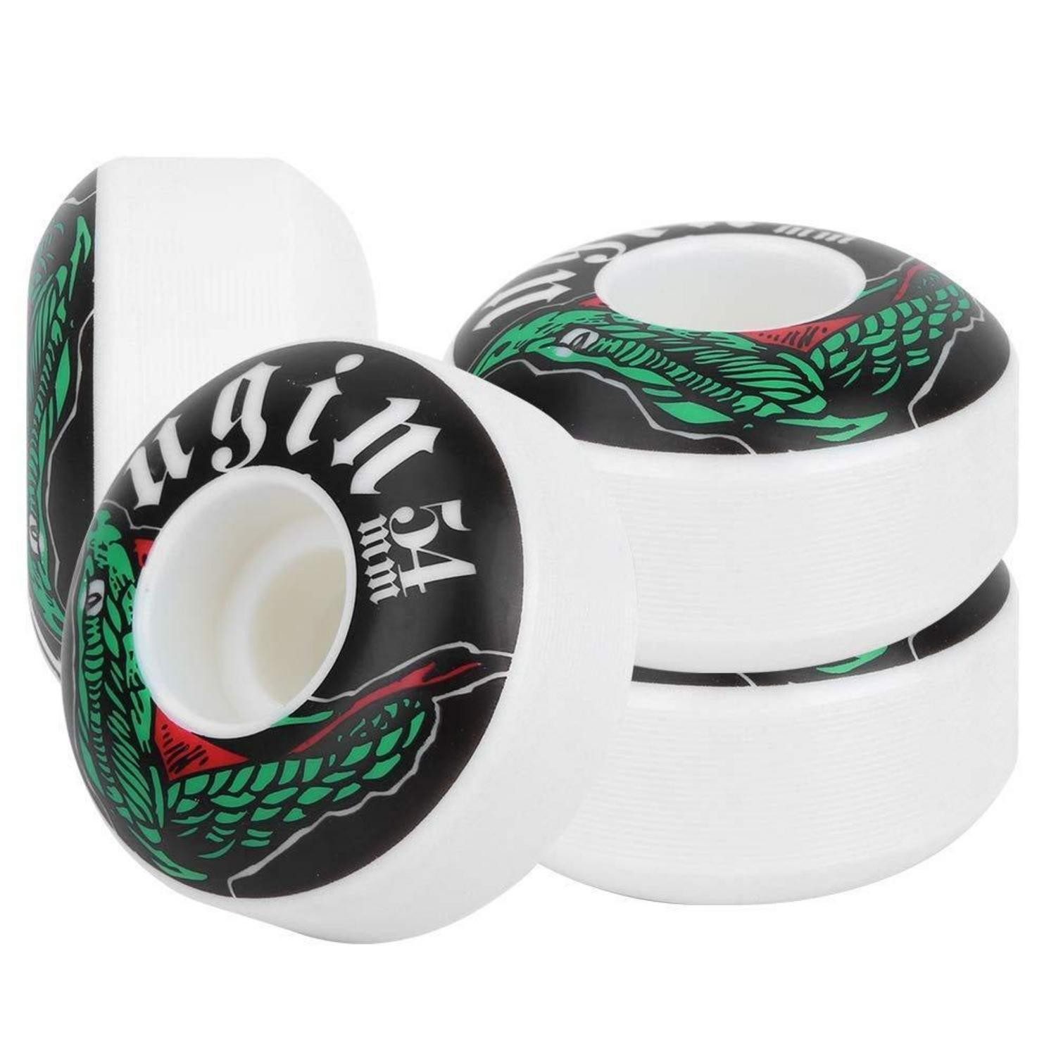LuxusKollektion Longboard Skateboard Räder PU 54x32mm rau hartes Gelände (4-St)