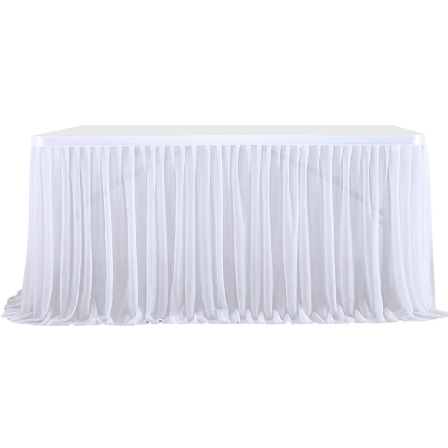 Refttenw Tischdecke Tüll Tischrock Dekoration Rüschen günstig online kaufen