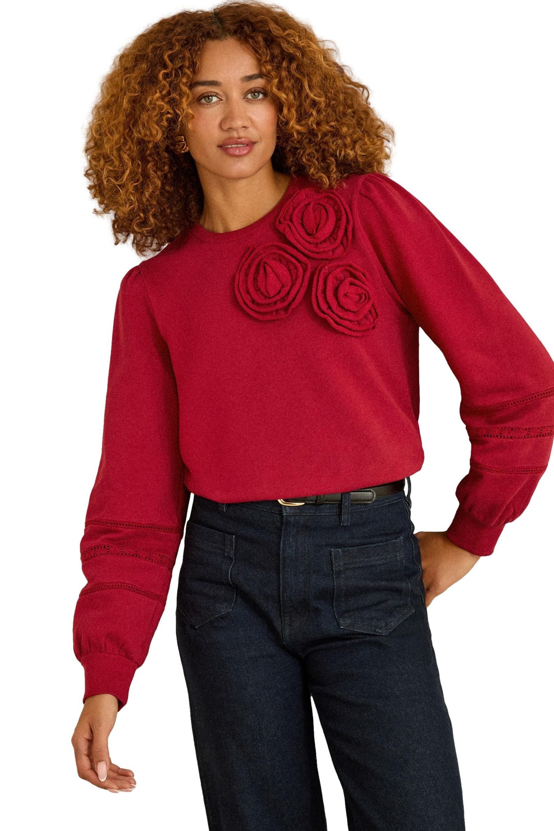 Love & Roses Sweater Love & Roses Sweatshirt aus Jersey, Regular (1-tlg) günstig online kaufen