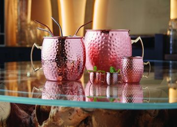 sambonet Cocktailglas Bar Utensils Moscow Mule Becher schwarz 500ml, Edelstahl