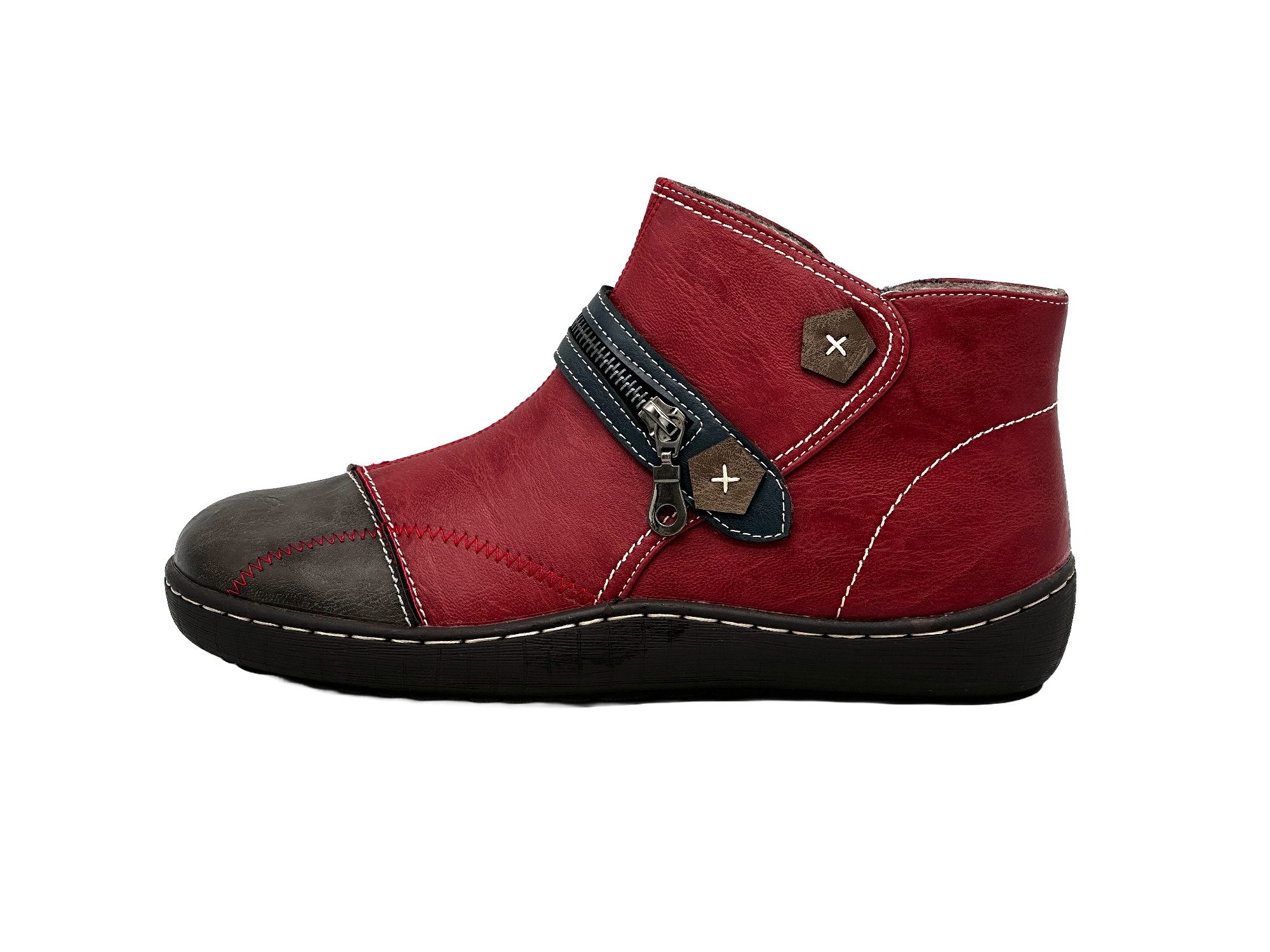 Nowaland Gefütterte Winter-Boots mit warmem Innenfutter und flexiblem Komfort Westernstiefelette wärmendes Innenfutter – leichtes Tragegefühl – modernes Design