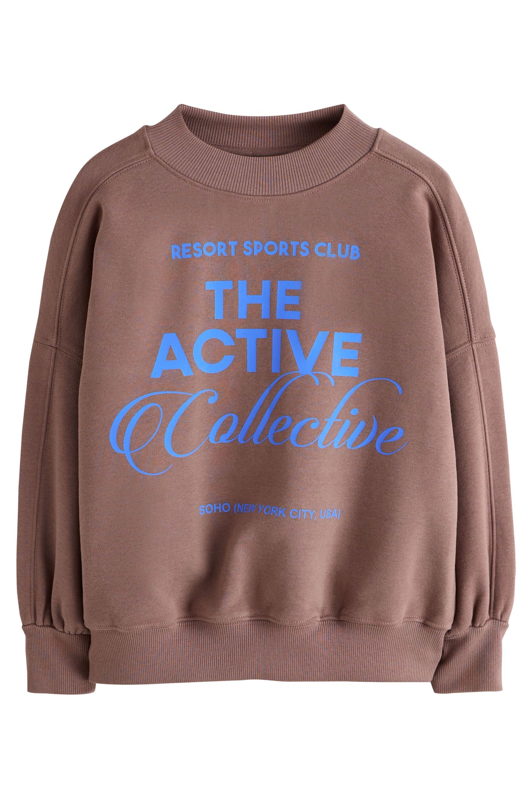 Next Sweater Sweatshirt mit Slogan (1-tlg)