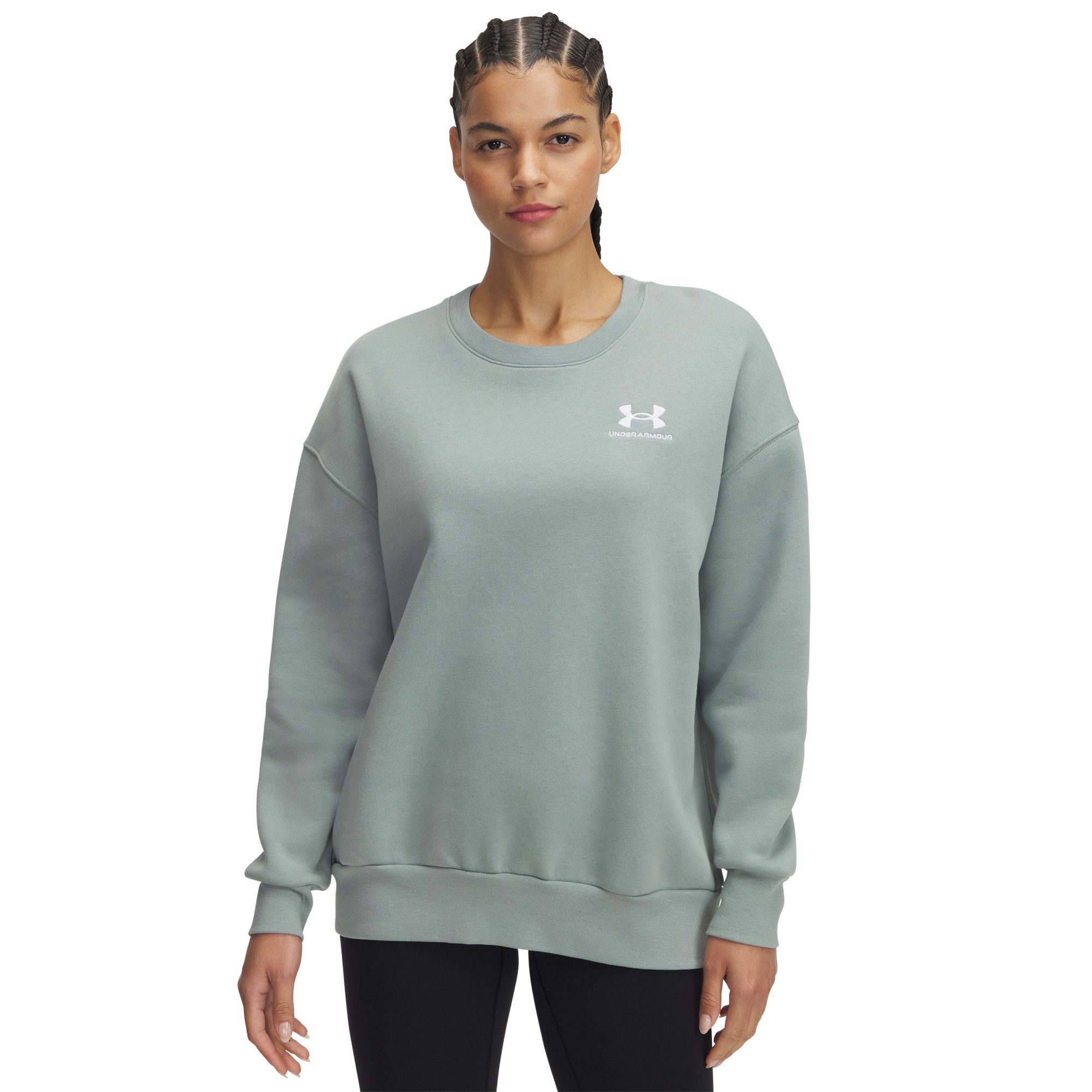 Under Armour® Fleecepullover Under Armour Damen Sweatshirt Essential Fleece OS Crew 1379475