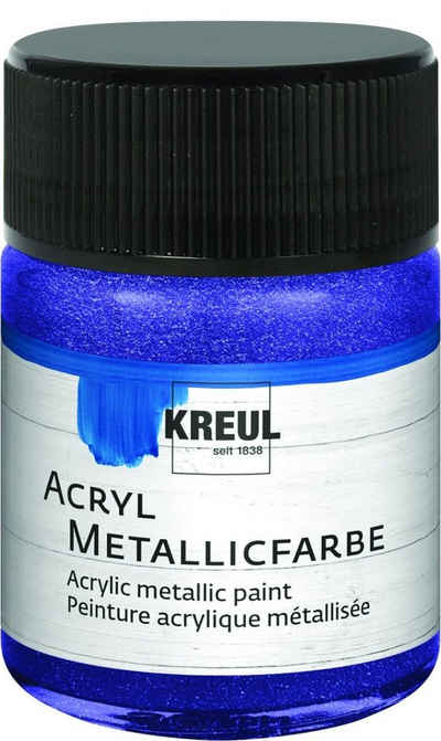 Kreul Acrylfarbe Kreul Acryl Metallicfarbe violett 50 ml