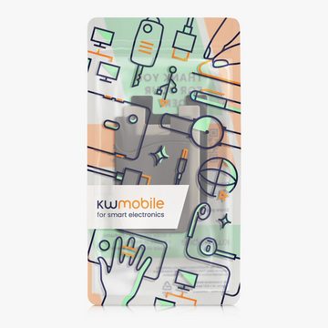 kwmobile Kartenetui 3x Kartenhalter Hülle für Smartphone (1-tlg), selbstklebend - Aufklebbare Silikon Kreditkarten Tasche - 8,5x5,5cm