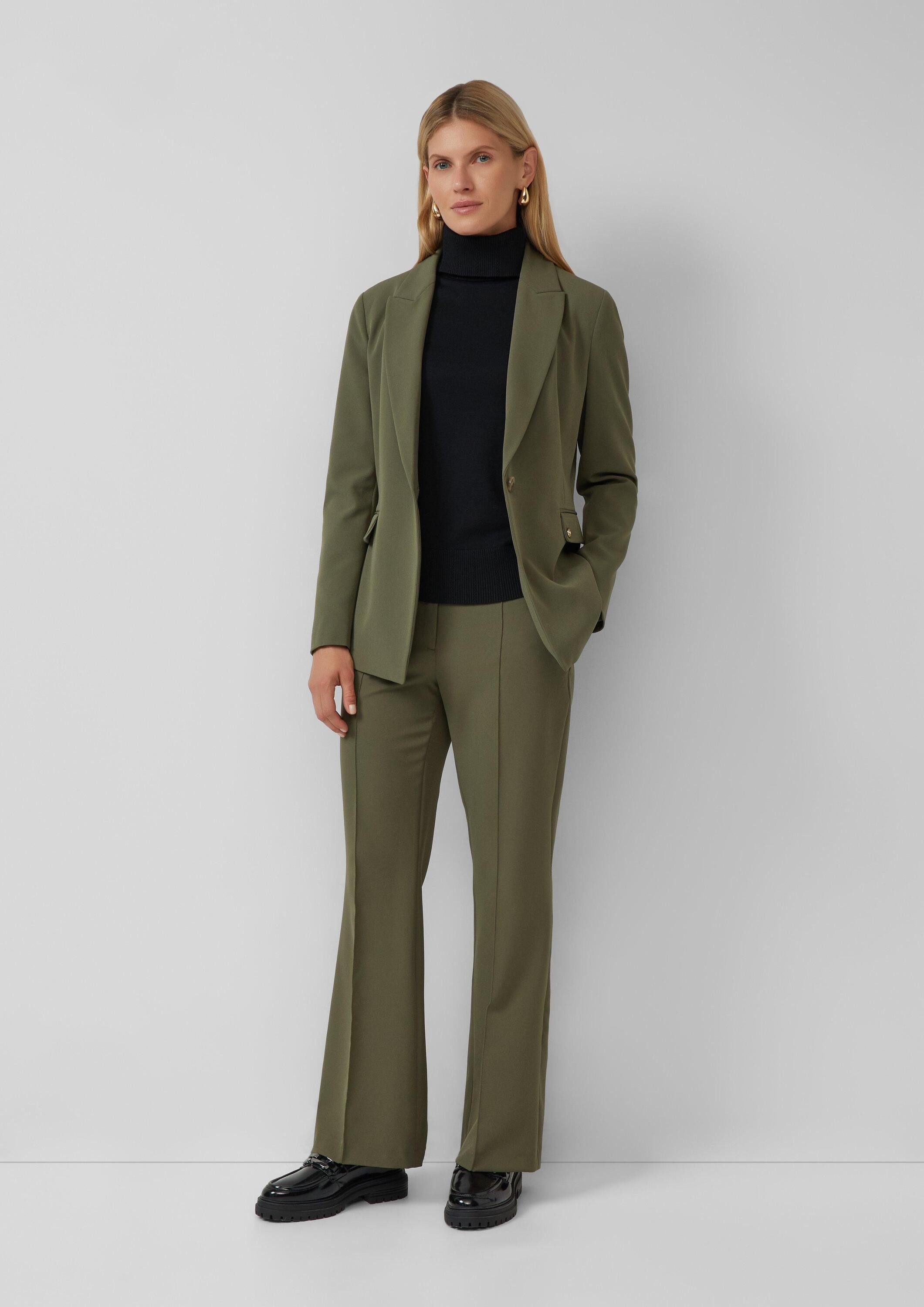 s.Oliver Longpullover Strickpullover Slim-Fit-Pullover mit Ajour-Details