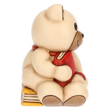 THUN SpA Dekofigur THUN 'Teddy mit Buch aus Keramik'