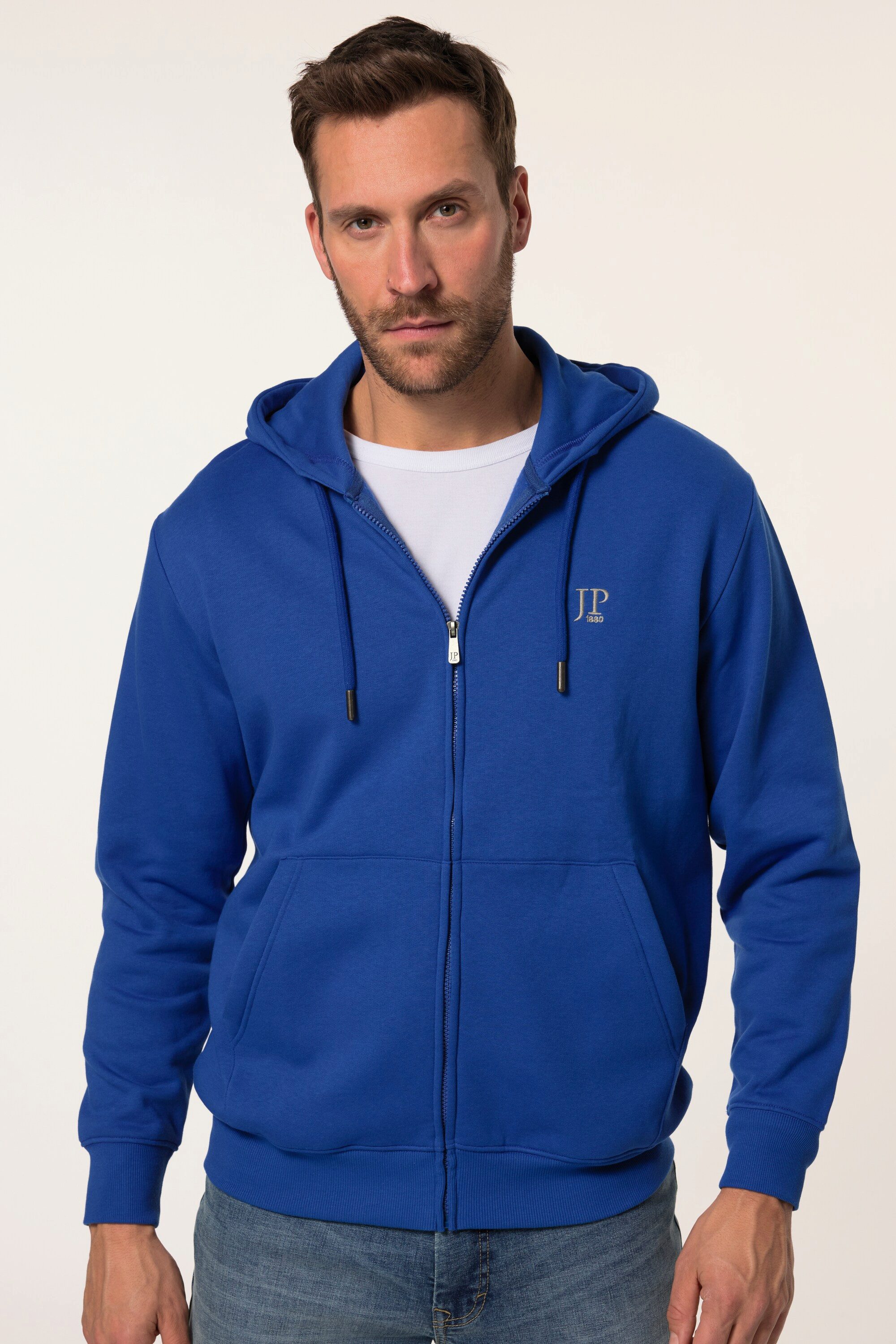 JP1880 Fleecejacke JP1880 Hoodiejacke Sweat Kapuze Kängurutasche günstig online kaufen