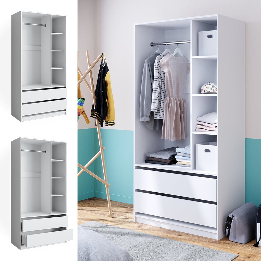 Vicco Kleiderschrank Elmo, Weiß, 100 x günstig online kaufen