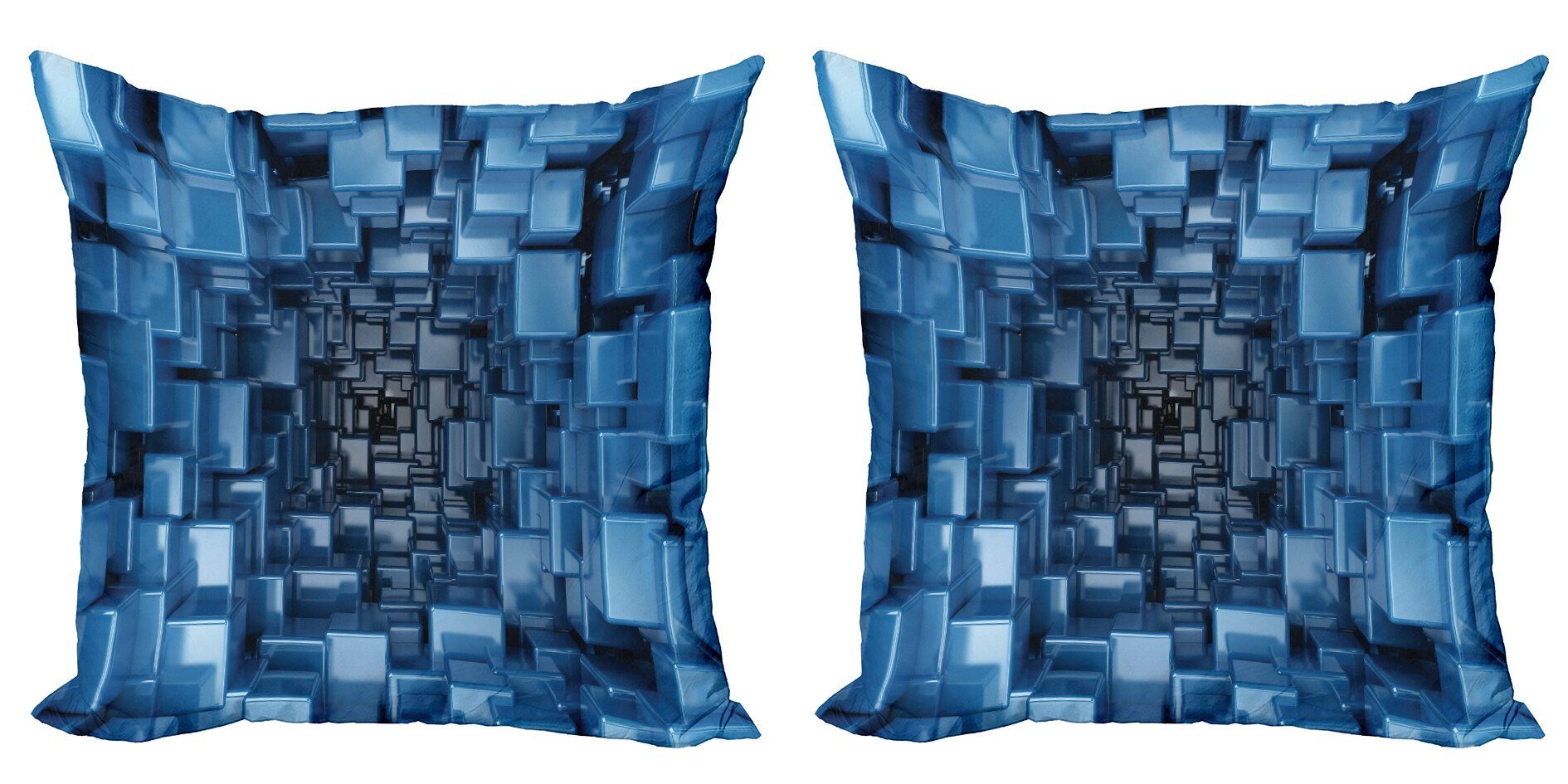 Kissenbezüge Modern (2 Digitaldruck, Stück), Abakuhaus digitale Doppelseitiger Accent Geometrische Abstrakt