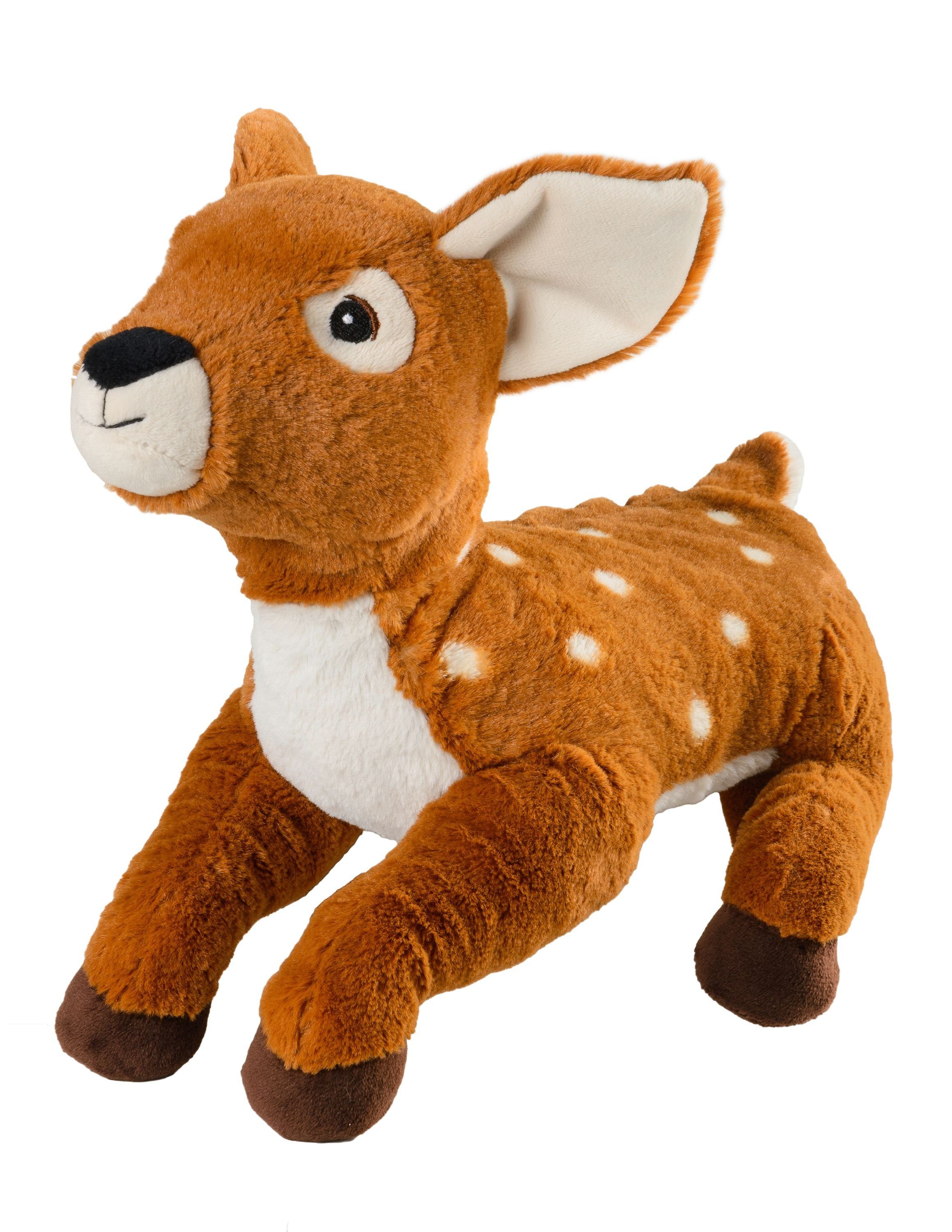 Warmies® Wärmekissen Warmies Rehkitz - Wärmetier Kuscheltier Wärmflasche Mikrowelle/Ofen, (Wärmekuscheltier)