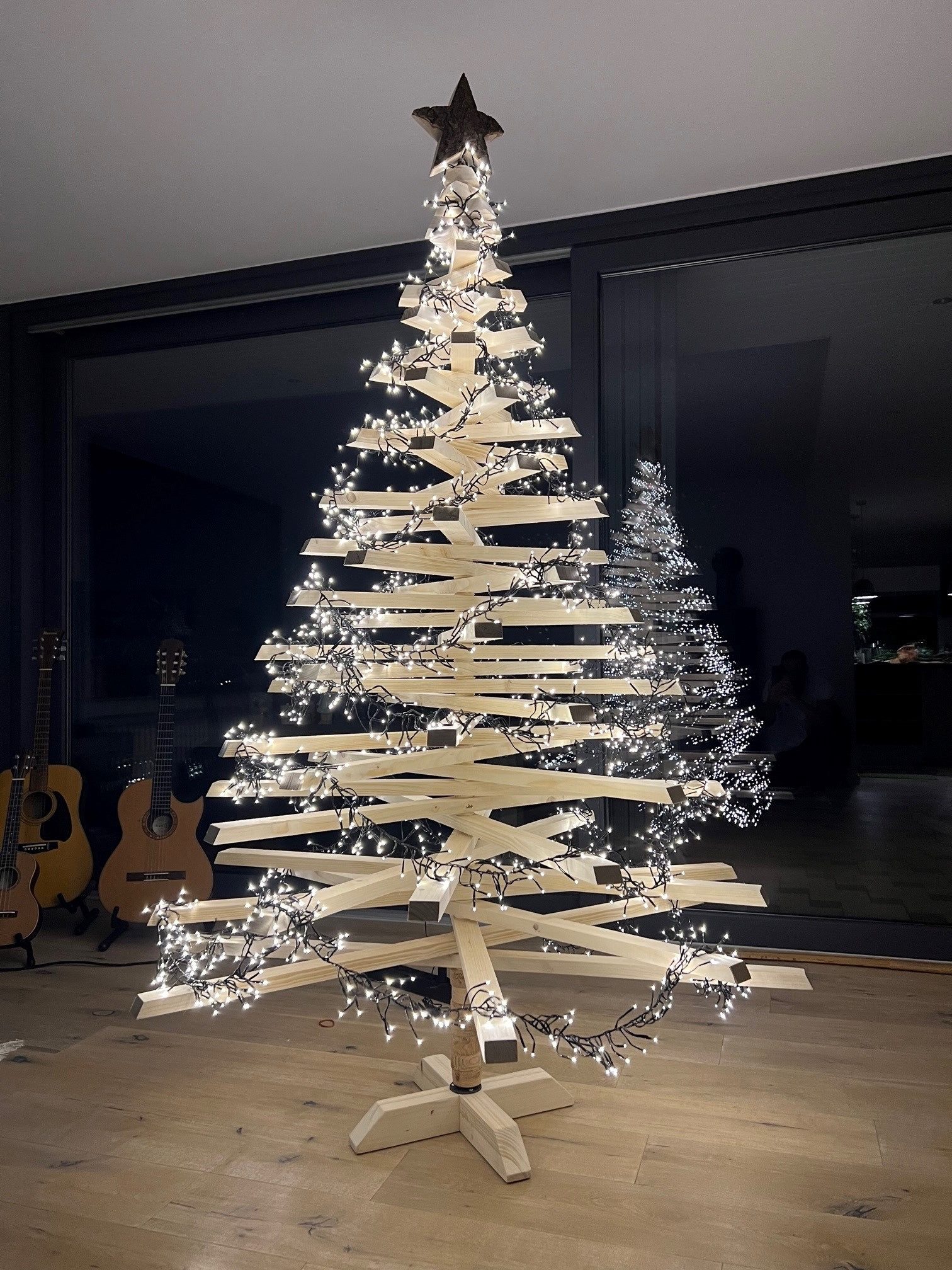 Blockholz-Schmiede Künstlicher Weihnachtsbaum Weihnachtsbaum 120cm - 210cm handgefertigt aus Deutscher Manufaktur, Einzigart im Design handgefertig in Deutschland