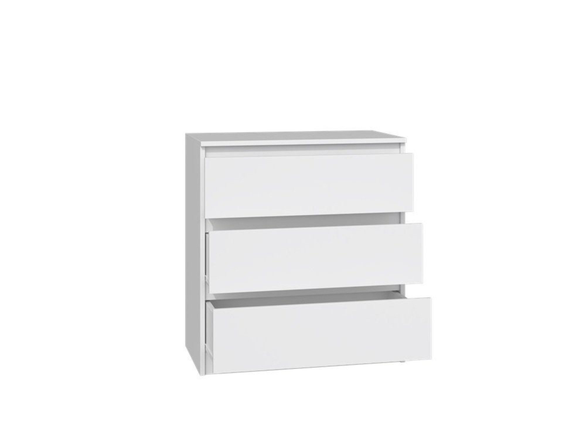 Home Collective Kommode Highboard Sideboard für Flur Schlafzimmer Wohnzimmer (Perfekt für Wohnzimmer, Schlafzimmer oder Esszimmer), mit 3 Schubladen, Breite 70  – Bild 4 von 5