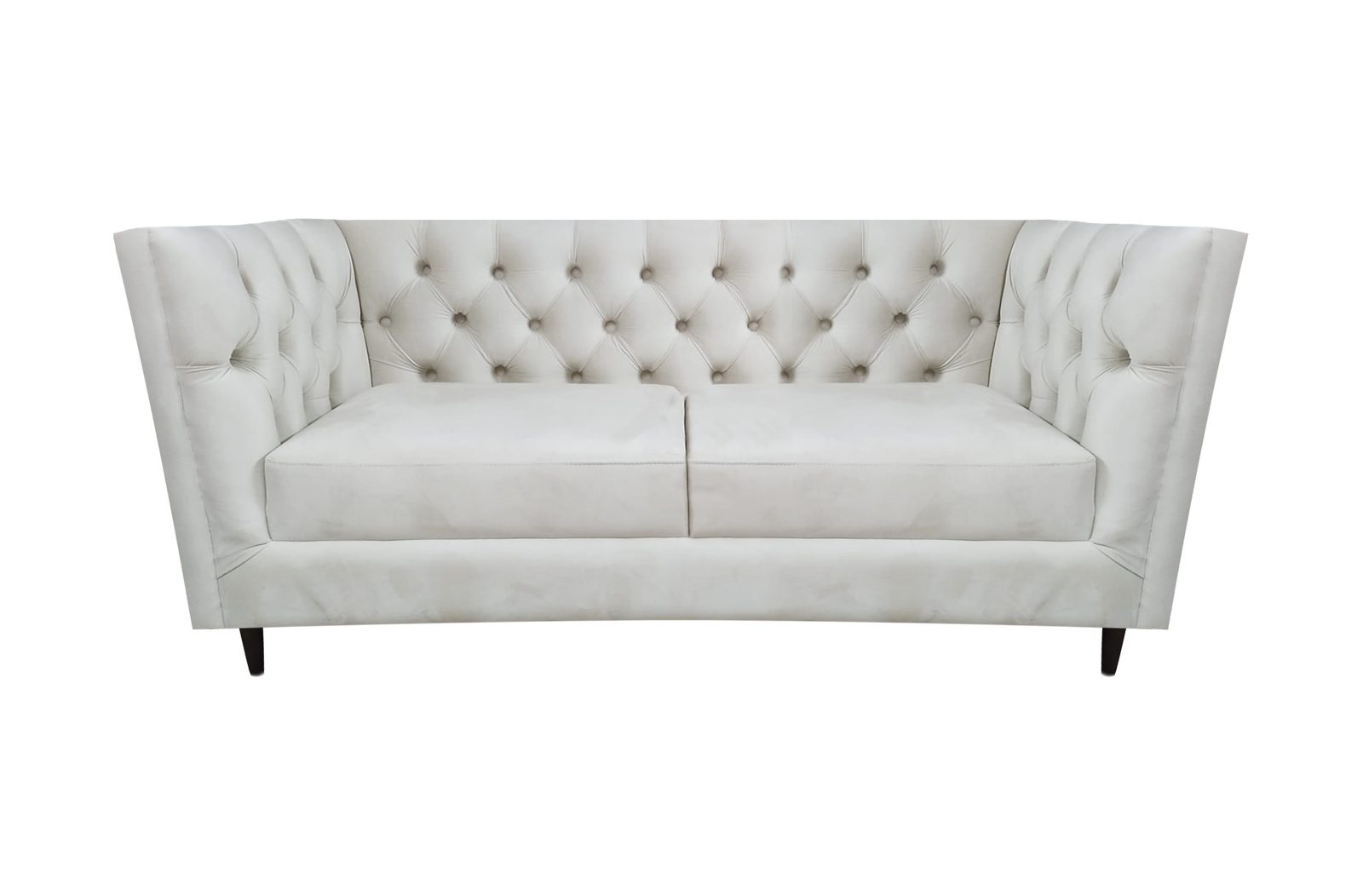 JVmoebel Chesterfield-Sofa Wohnzimmer Sofa Zweisitzer Couch Leder Sofas Polstermöbel Set, 1 Teile, Made in Europa