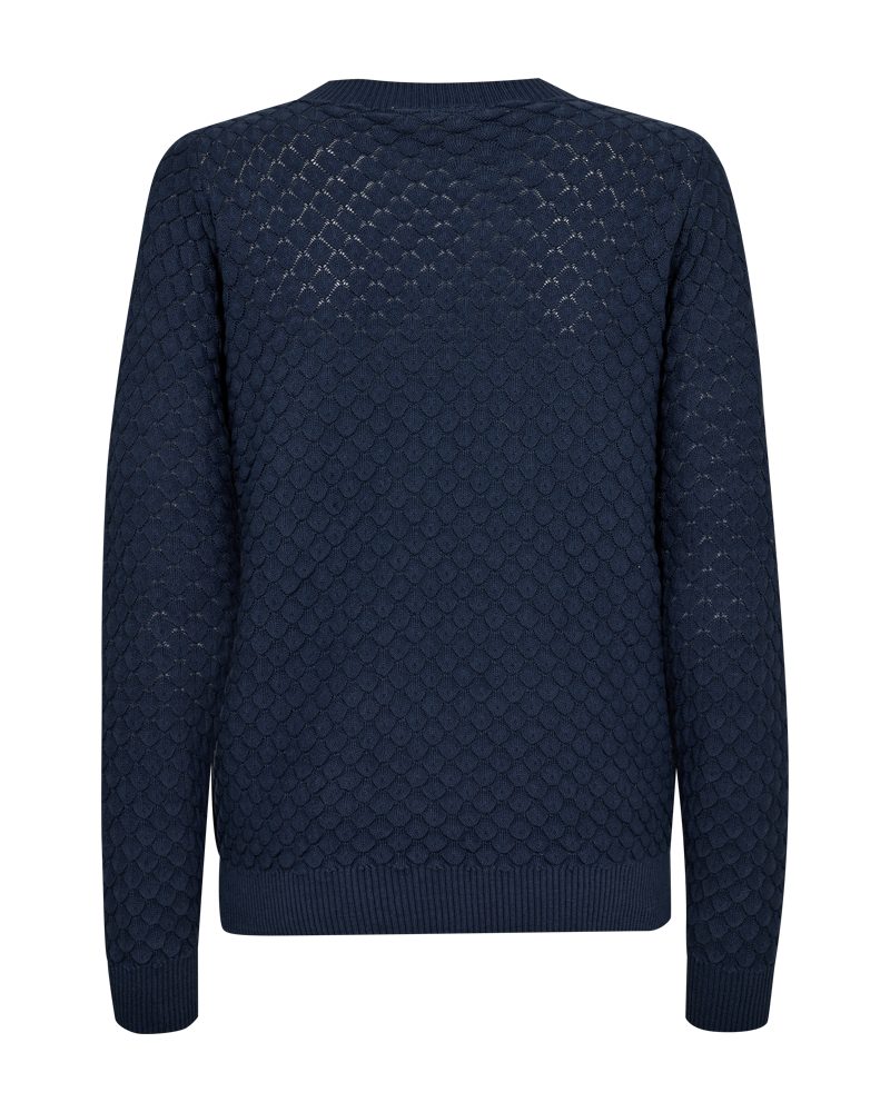 FREEQUENT Strickpullover FQDODO mit feinster Lochstickerei günstig online kaufen