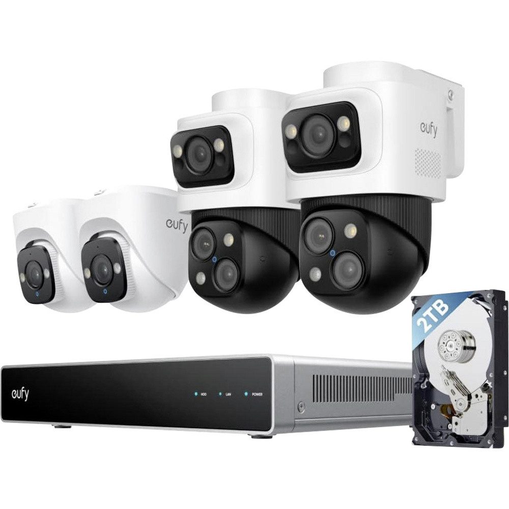 eufy Überwachungskamera eufy eufy NVR Security System S4 E8E00325 Kabelgebunden, LAN IP-Netzwe