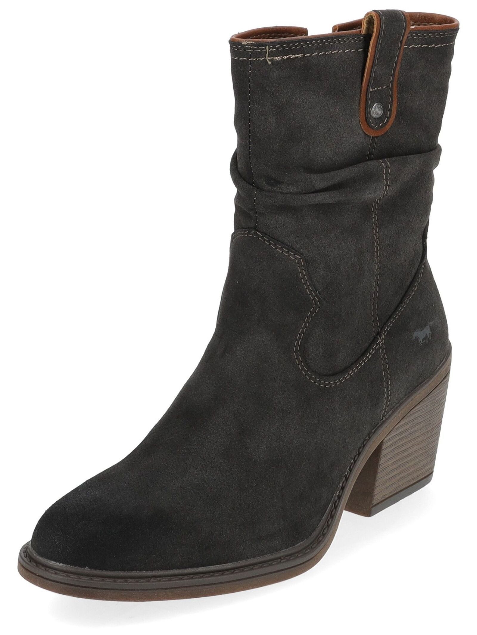 Mustang Shoes Schnürstiefelette "Mustang Shoes Stiefelette Lederimitat" günstig online kaufen