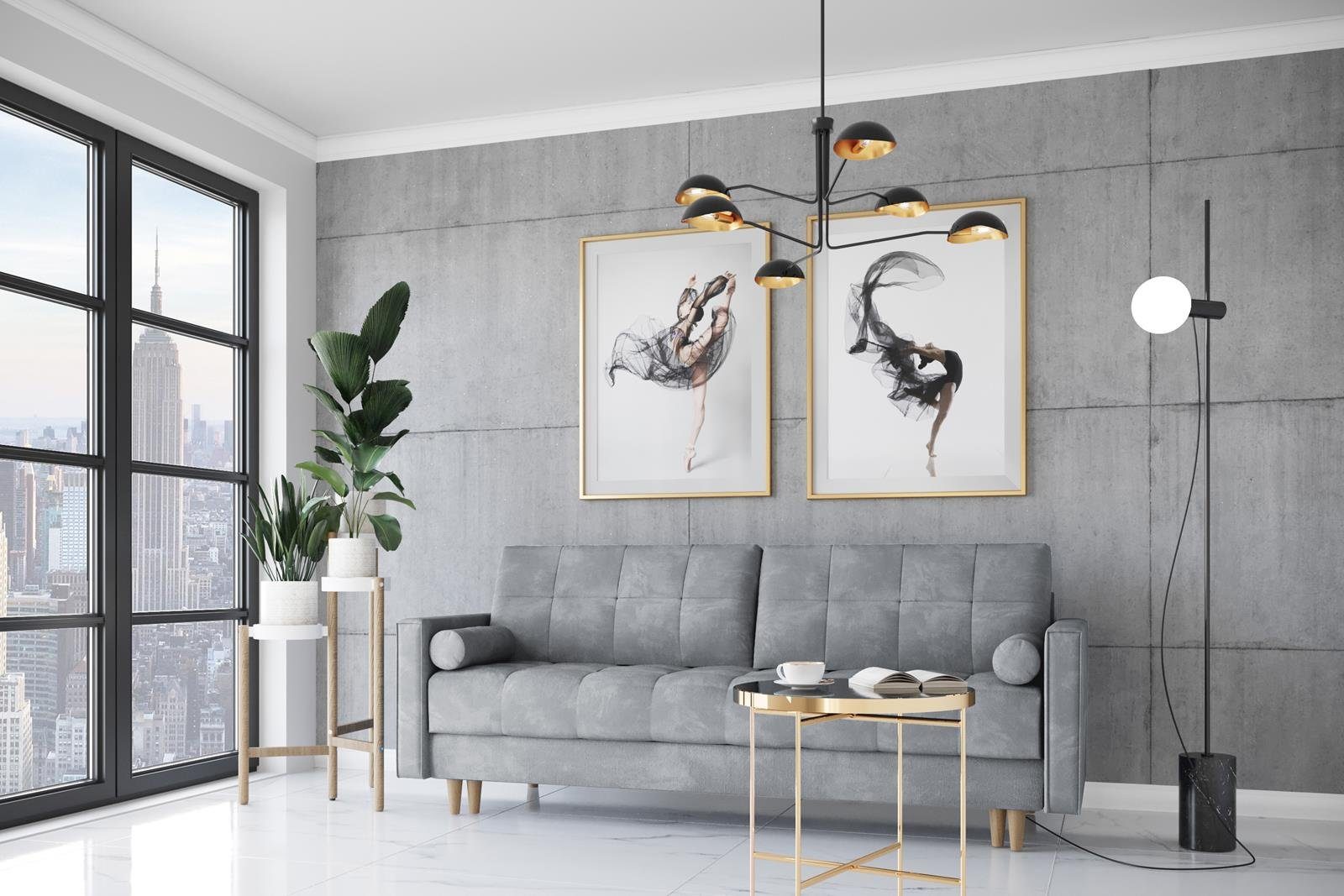 Beautysofa Schlafsofa Randvi, Couch im skandinavisches günstig online kaufen