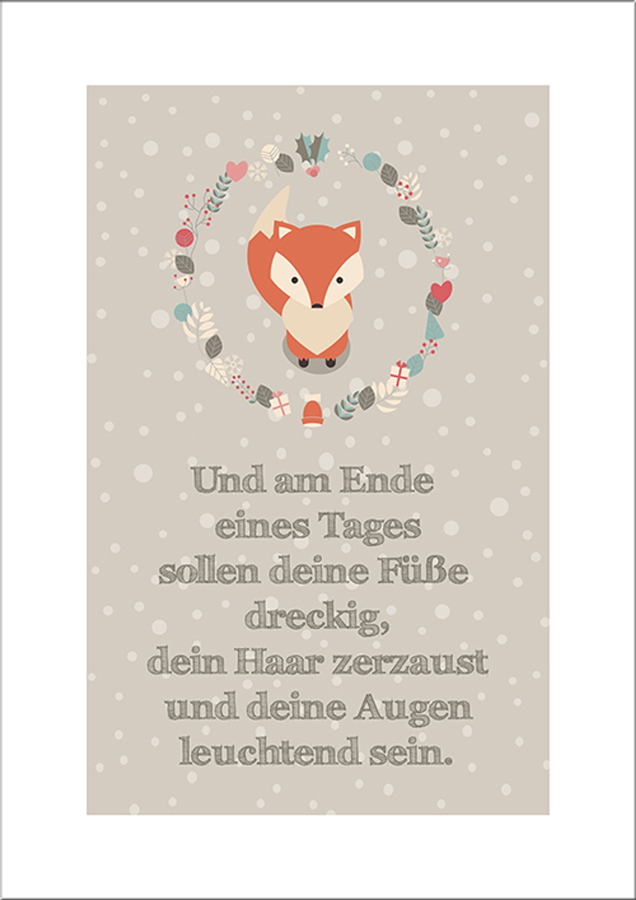 artissimo Deco-Panel Kinder-Bild 29x41 cm / Kinderzimmerbild / Spruchbild / Geschenk Geburt, Typografie: Spruch Kinderzimmer