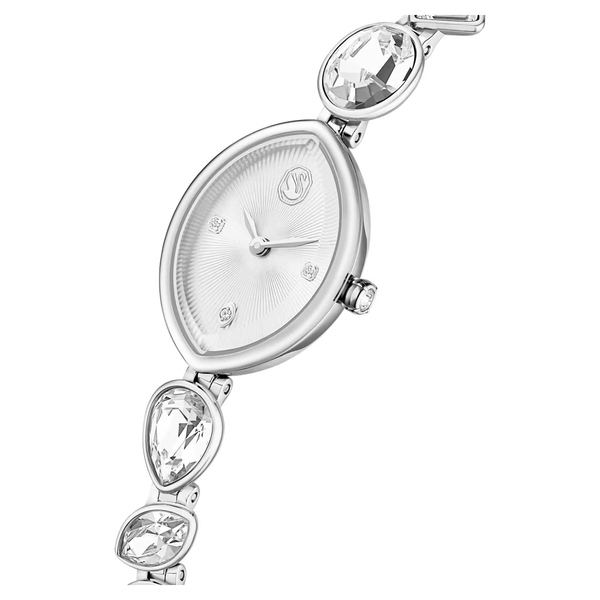 Swarovski Quarzuhr Swarovski Gema Armbanduhr 5737955 Kristall, Edelstahl, (1-tlg)