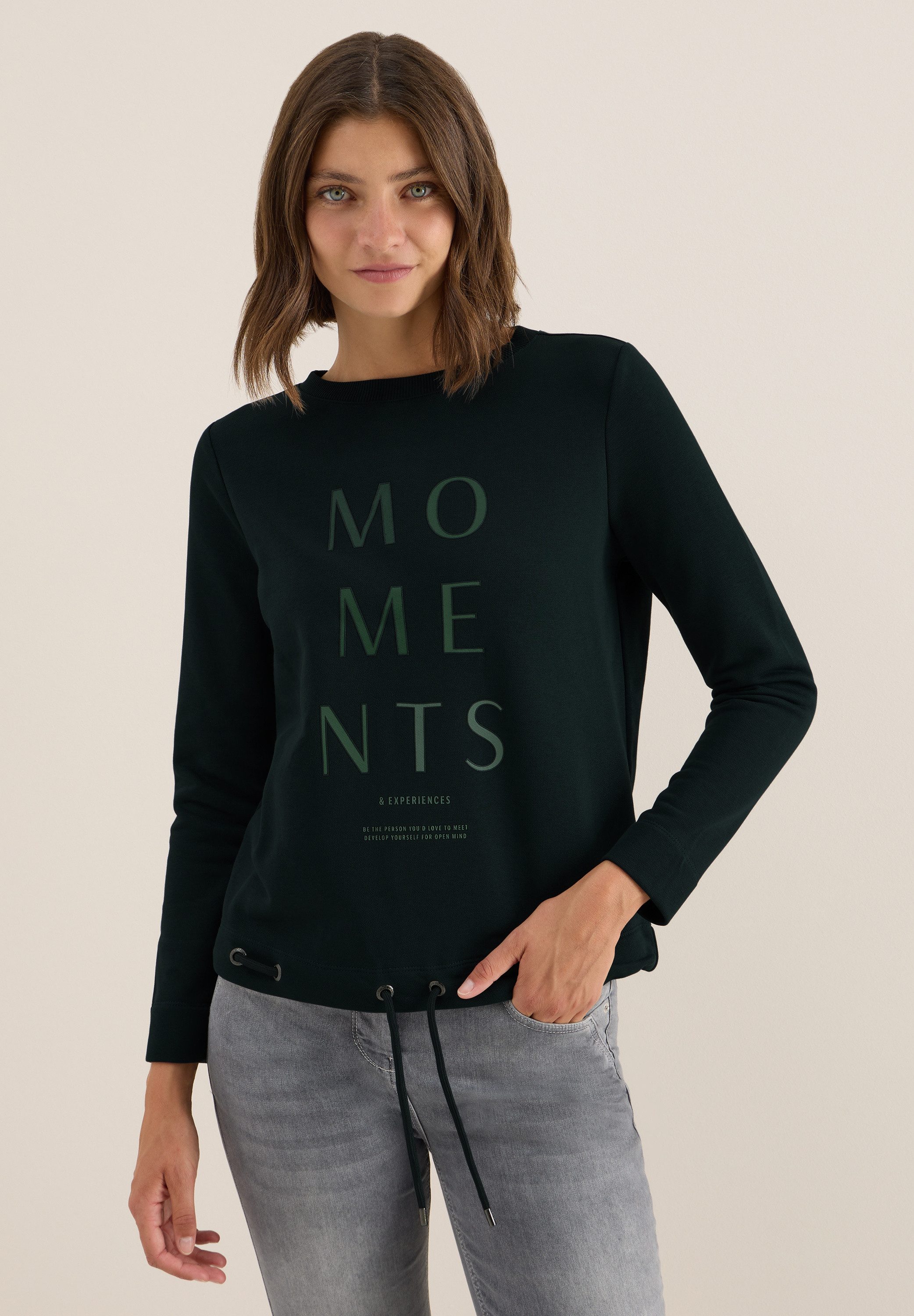 CECIL Sweatshirt im soften Baumwoll-Mix günstig online kaufen