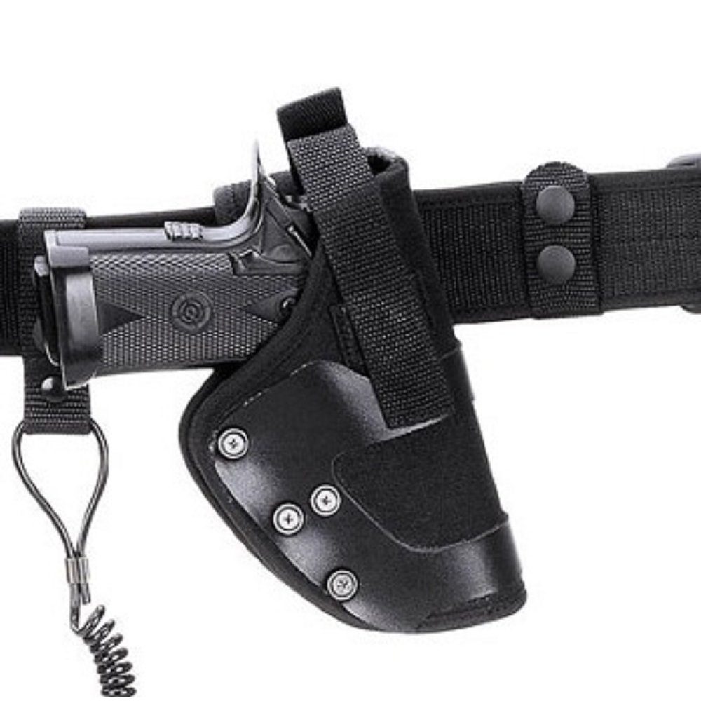 MFH Koppelgürtel Koppel, Security, schwarz, 8-teilig, PP-Einlage (Set, 8-St)