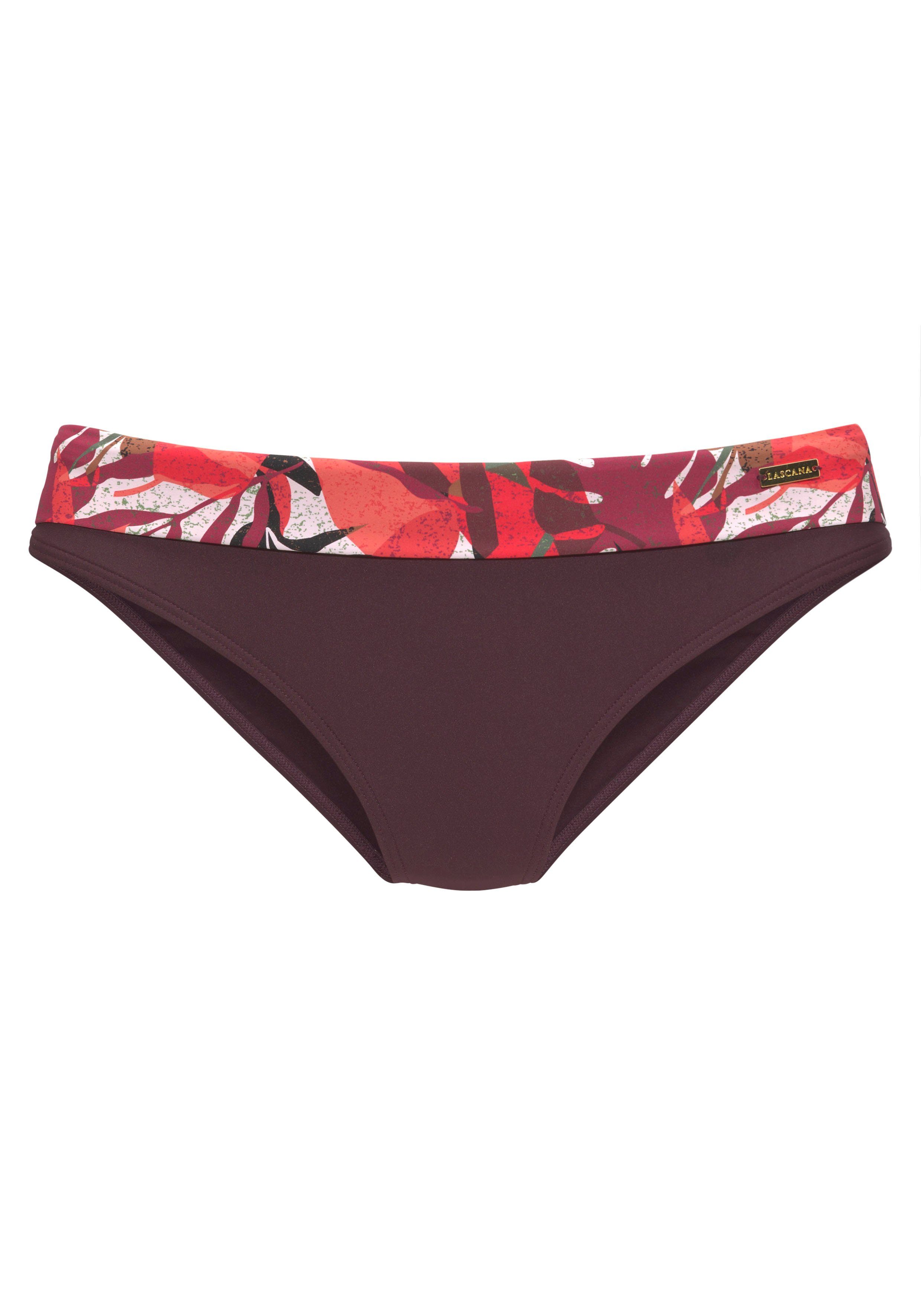 LASCANA Bikini-Hose Ava im tropischen Design – Bild 2 von 5
