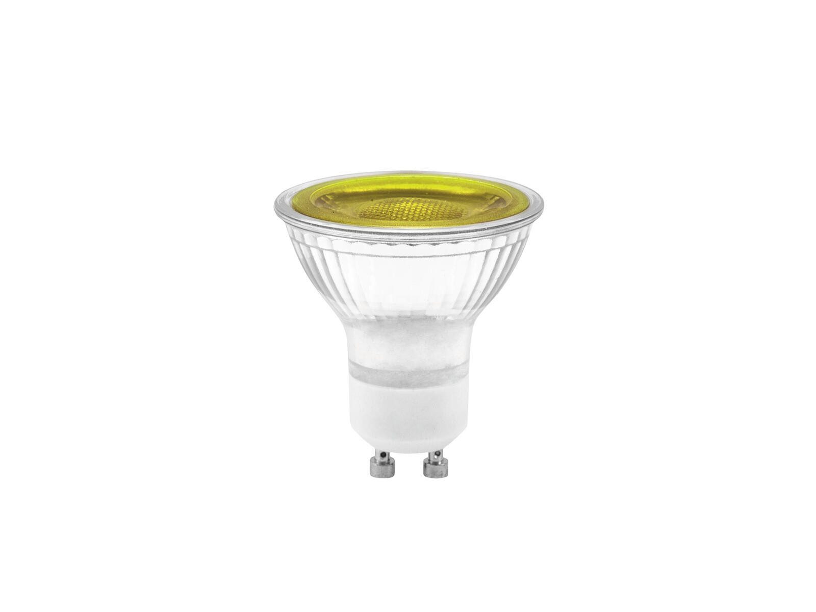 OMNILUX Spezialleuchtmittel OMNILUX GU-10 230V LED SMD 7W gelb, GU10, Gelb