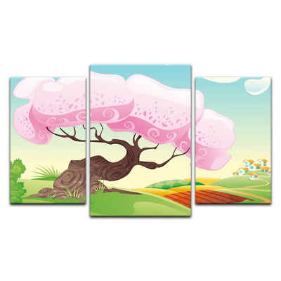 Bilderdepot24 Leinwandbild Kinderbild - Märchenbaum, Bäume