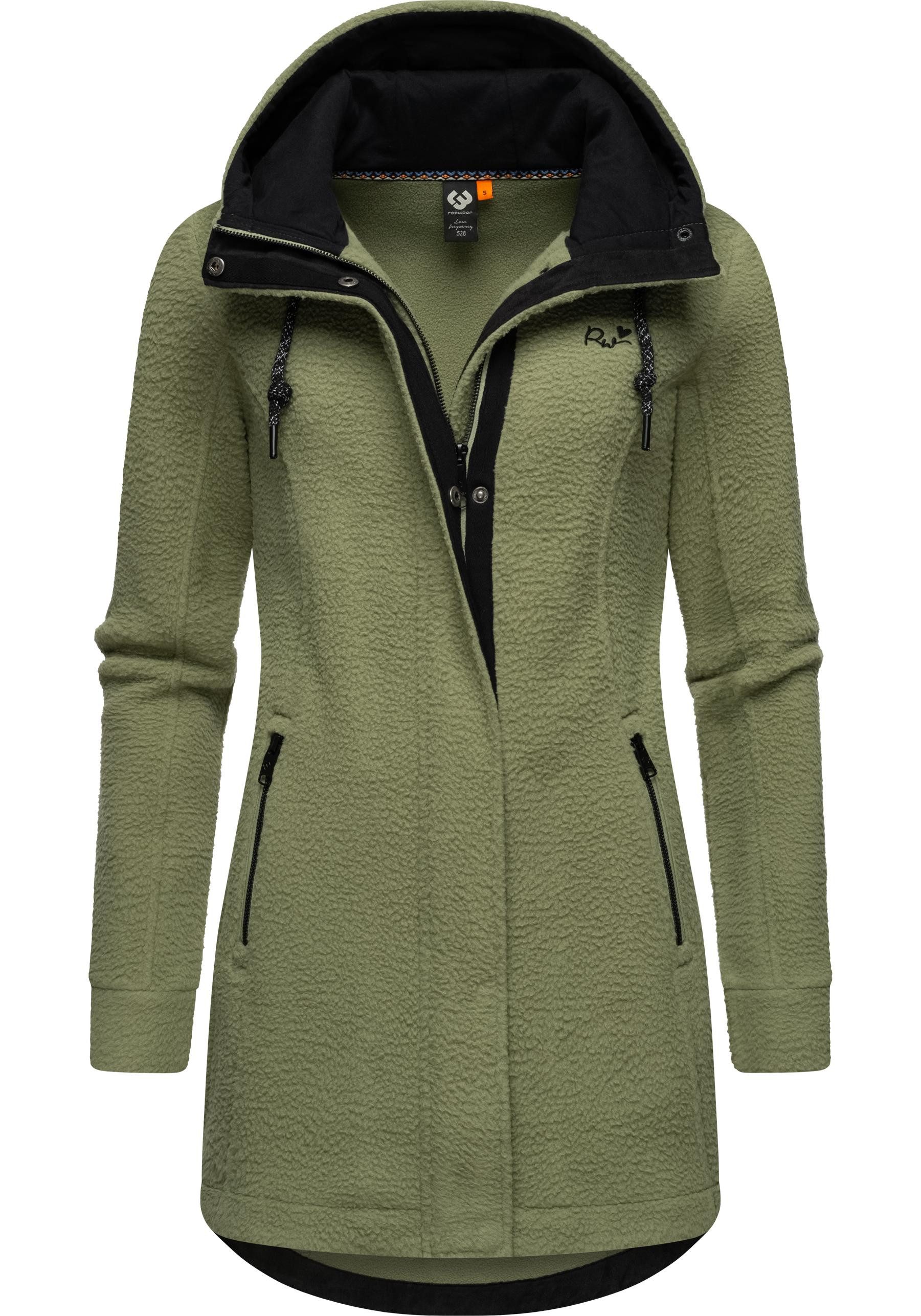 Ragwear Fellimitatmantel Letti Teddy-Fleece Kuschelig weicher Teddyfleece-M günstig online kaufen