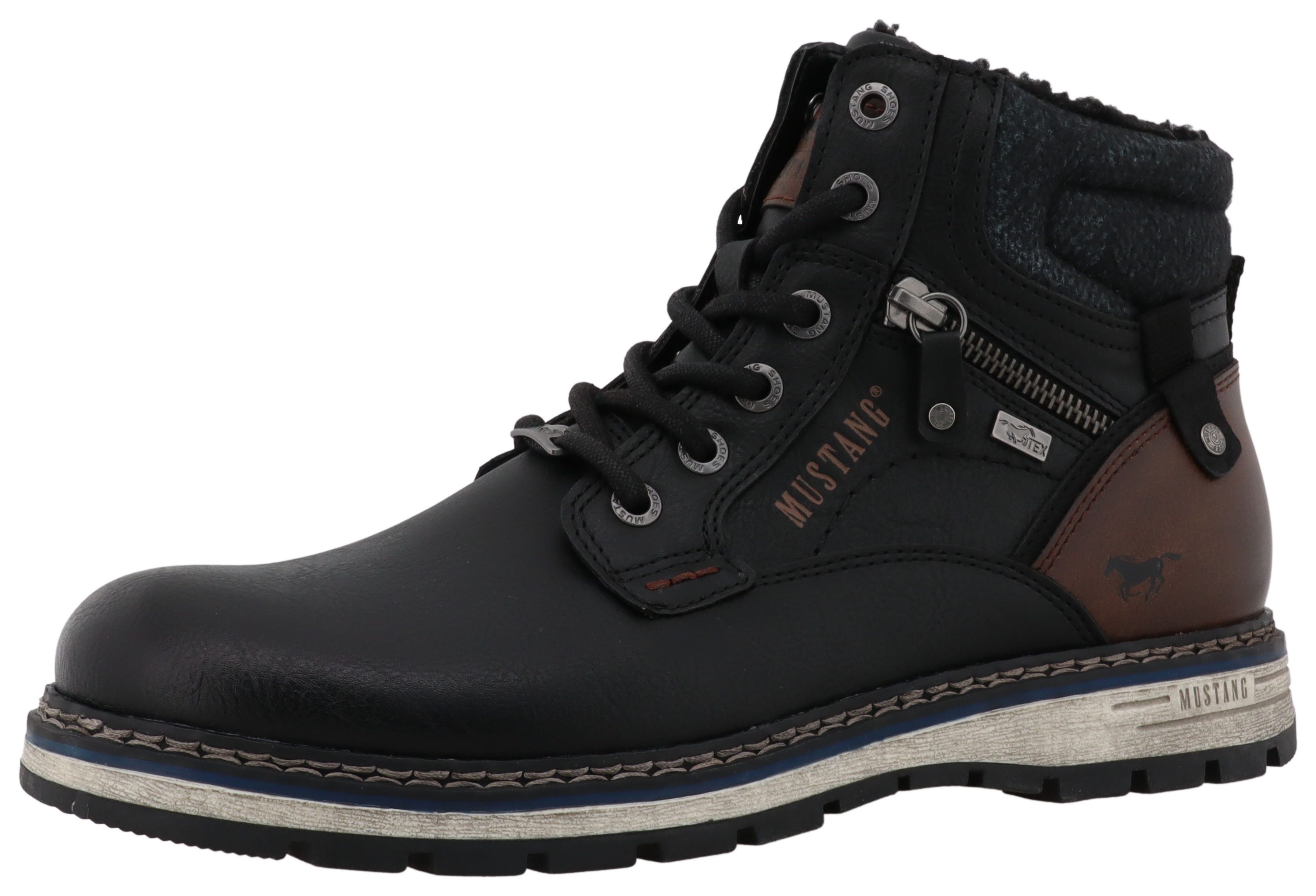 Mustang Shoes Mariko Winterboots Workerboots, Schnürboots mit TEX-Ausstattu günstig online kaufen