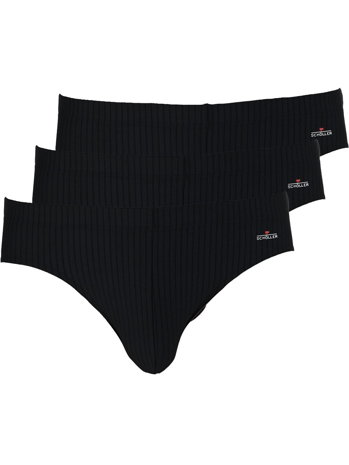Slip 3er Pack Herren Slip Elastic-Single