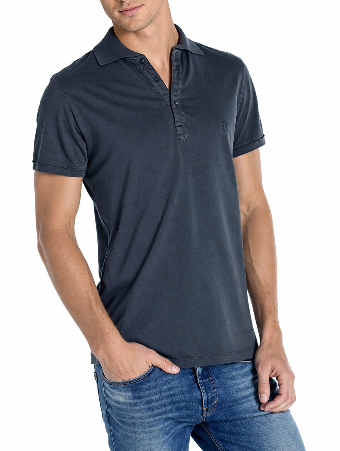 Diesel Poloshirt Diesel T-ETIENNE CAMICIA SINGLE JERSEY Herren Shirt Poloshirt