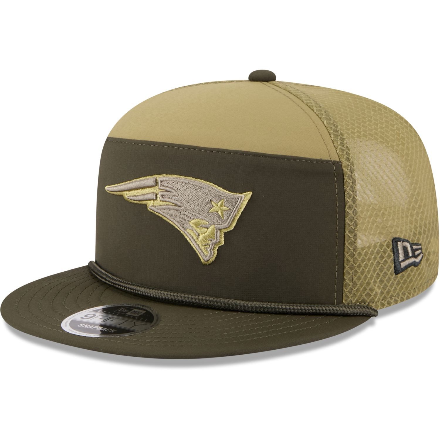 New Era Snapback Cap 9Fifty Split Panel SALUTE New England Patriots günstig online kaufen