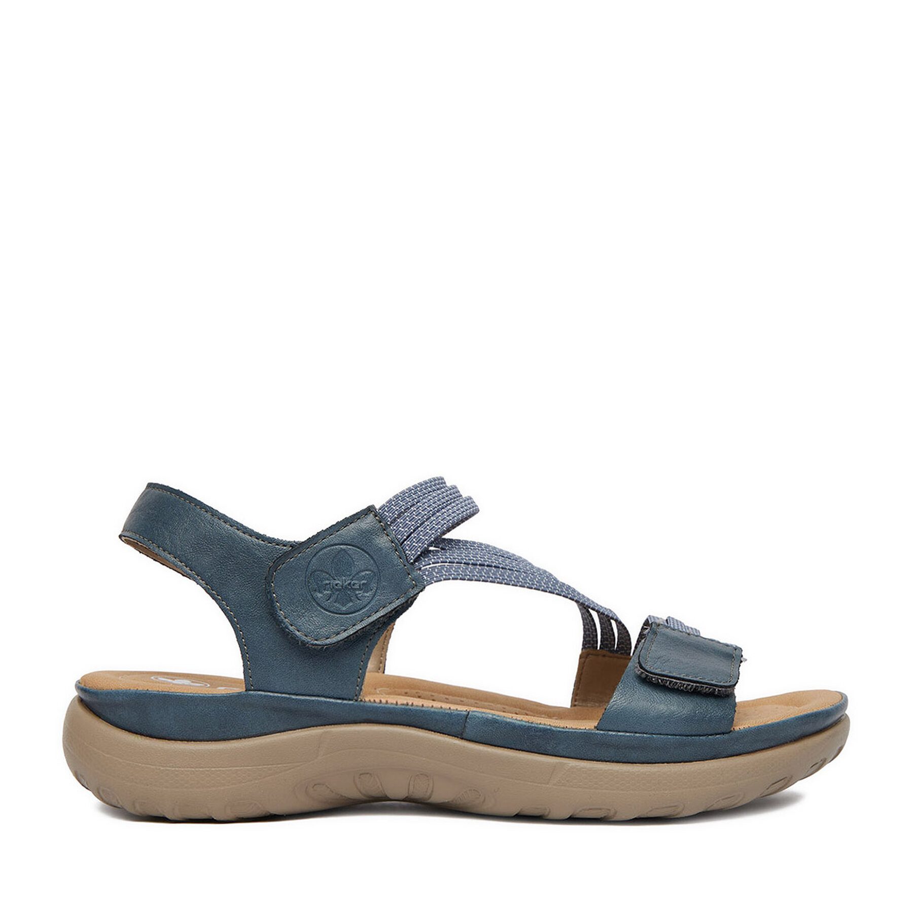 Rieker Rieker Damen-Sandalen Blau 64870-14 Sandale