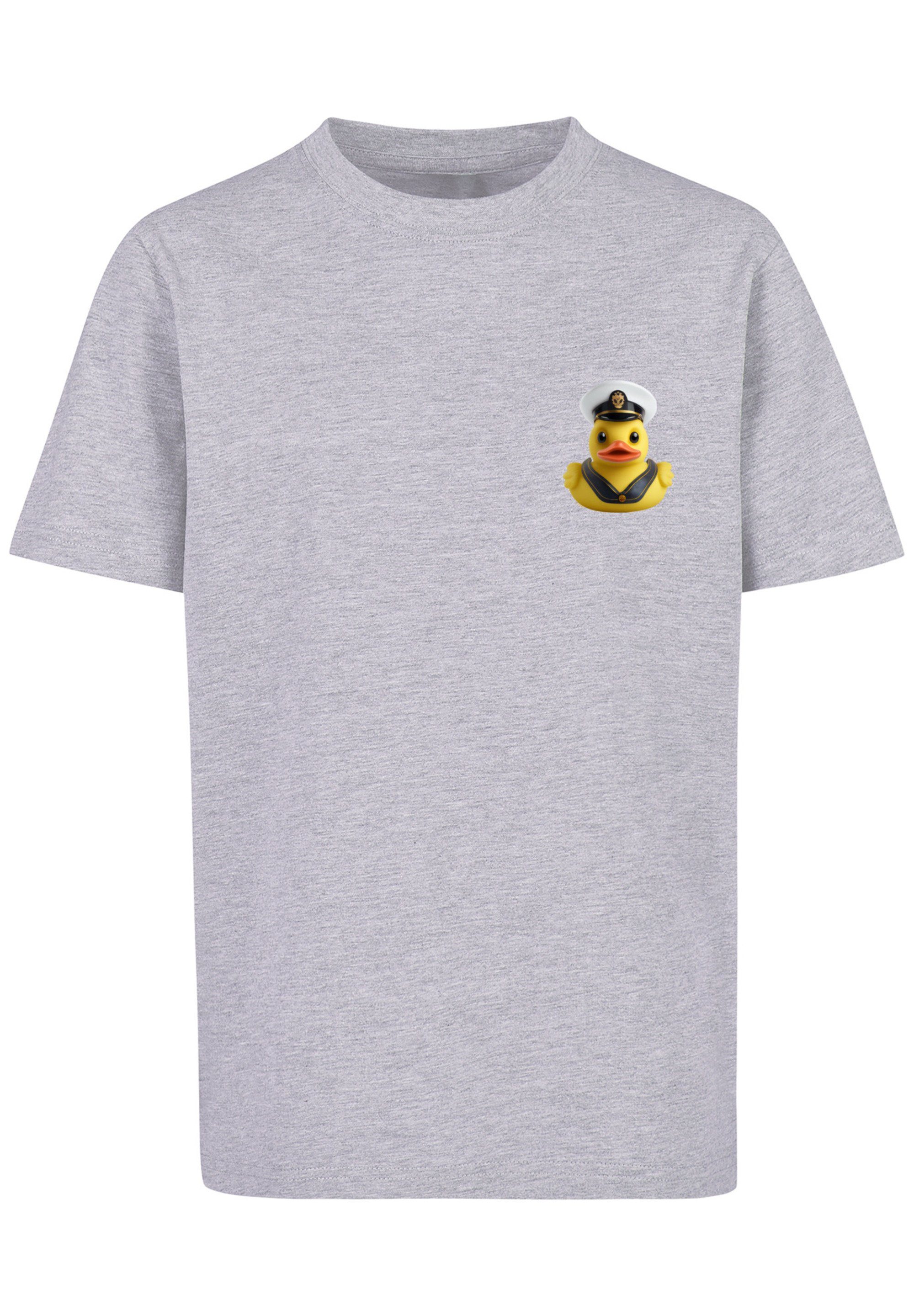 Rubber Captain heather TEE F4NT4STIC Print UNISEX T-Shirt Duck grey