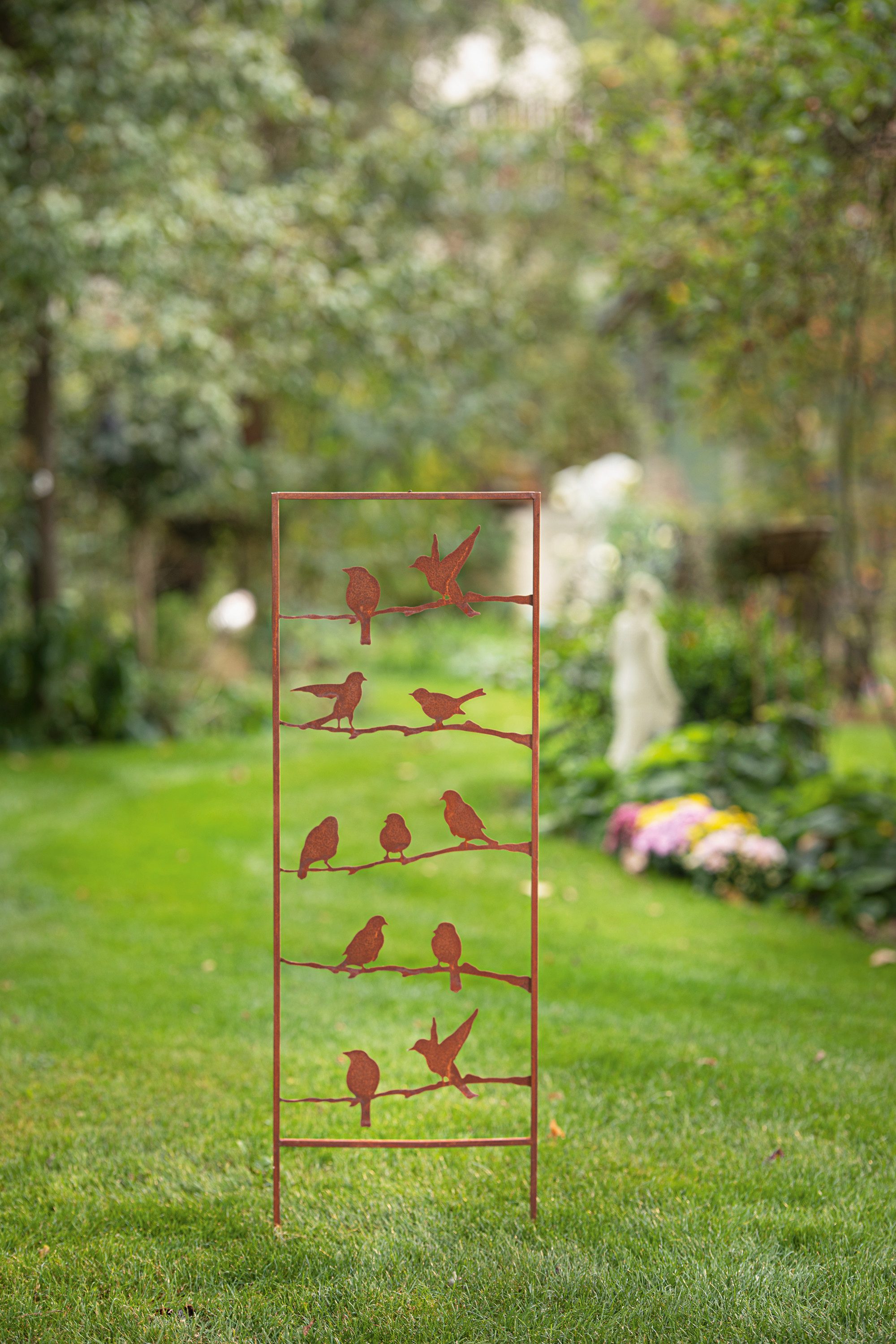 Frank Flechtwaren Gartenstecker Dekoleiter Vogelgezwitscher günstig online kaufen
