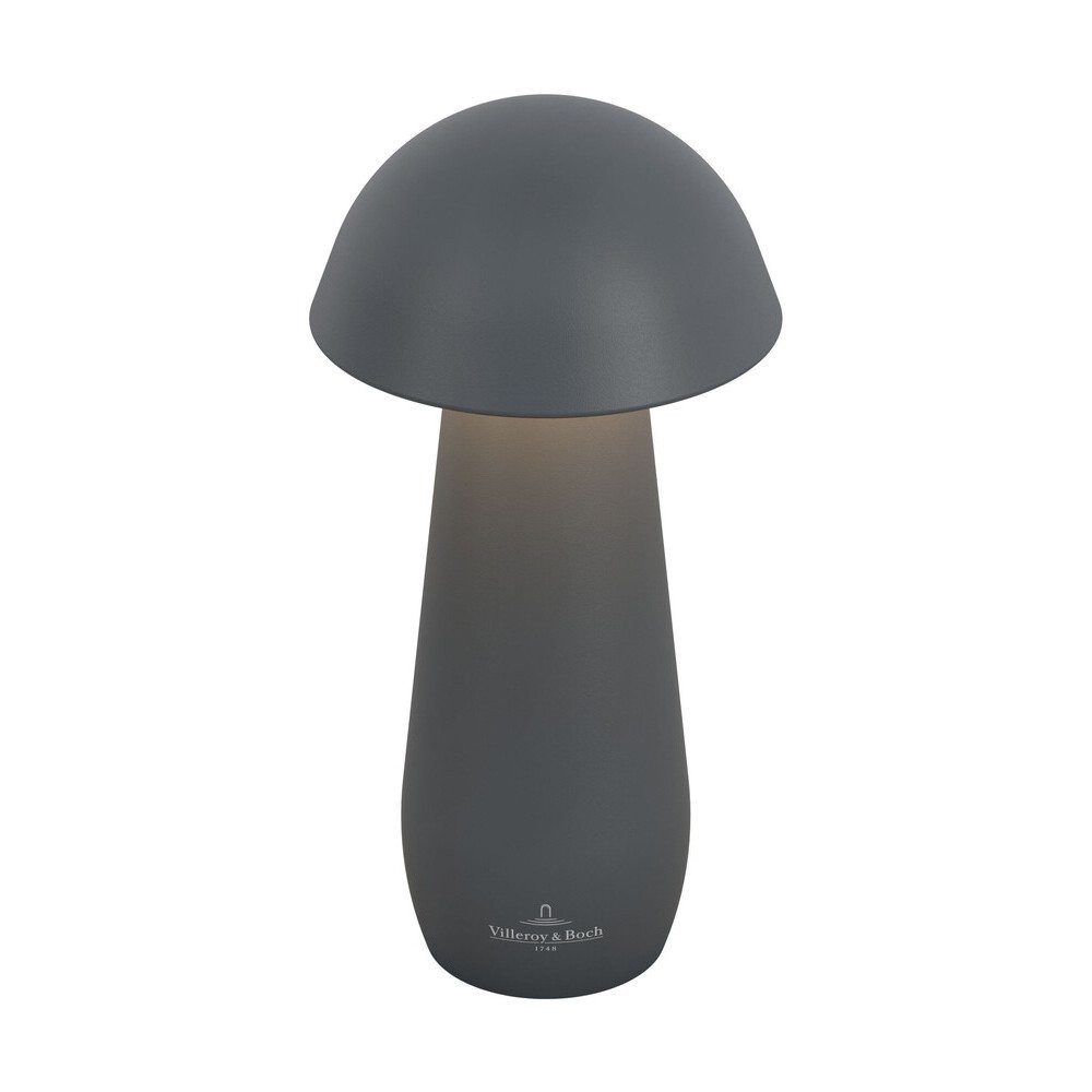 Villeroy & Boch Tischleuchte Tischleuchte 16 cm 1 W Modena anthrazit, Tischleuchte, Ø8cm, Aluminium, anthrazit