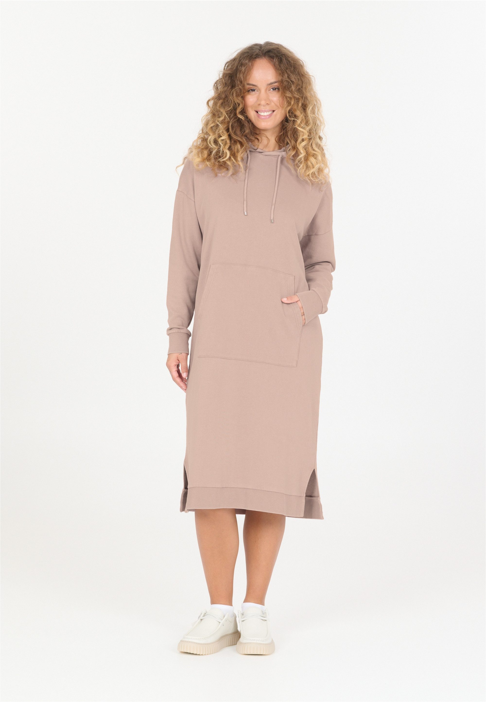 nou Jerseykleid Rala mit Kapuze und Kängurtasche