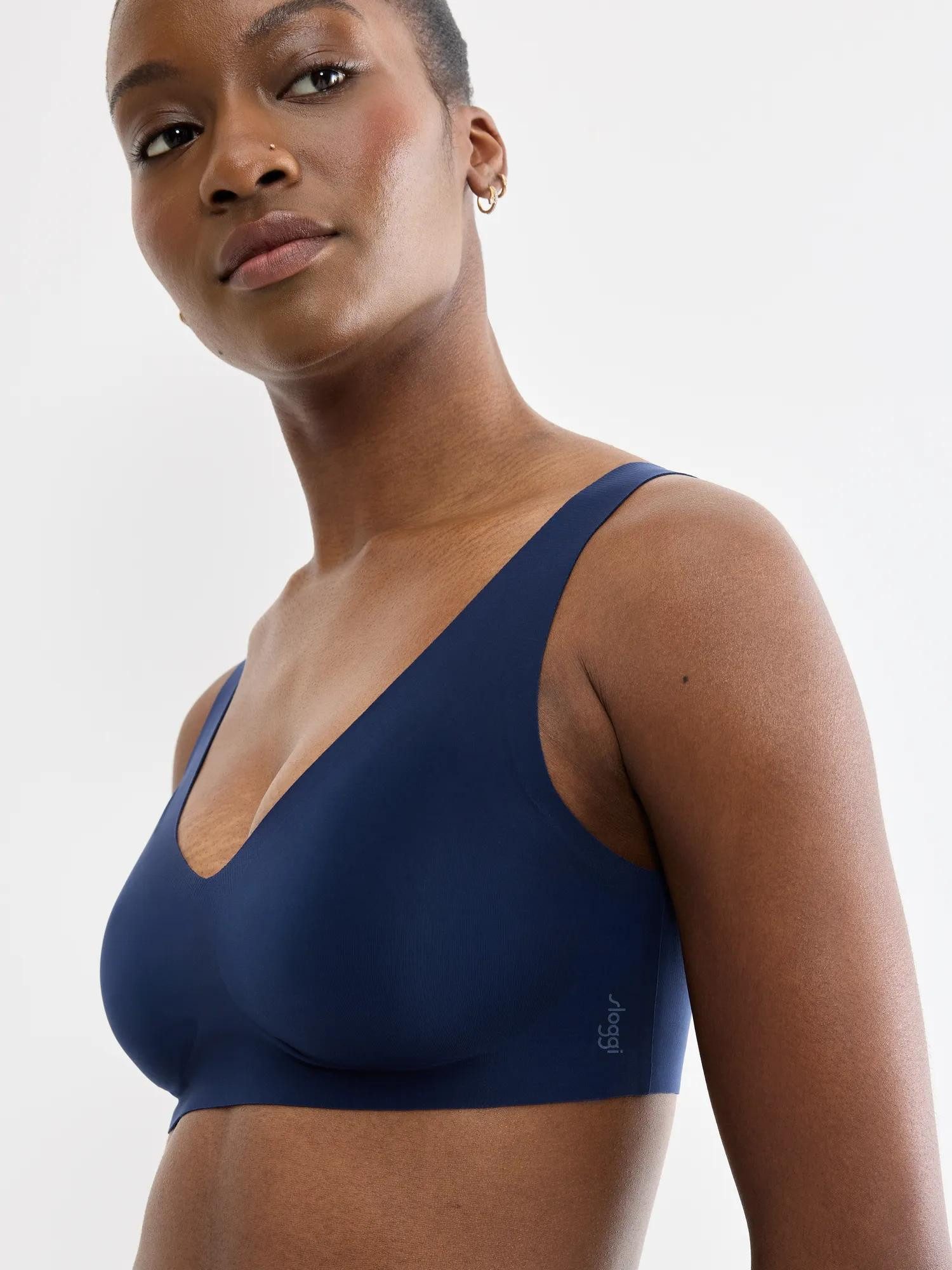 sloggi Bralette ZERO Feel 2.0 mit herausnehmbaren Pads, mittlerer Halt, Mikrofaser