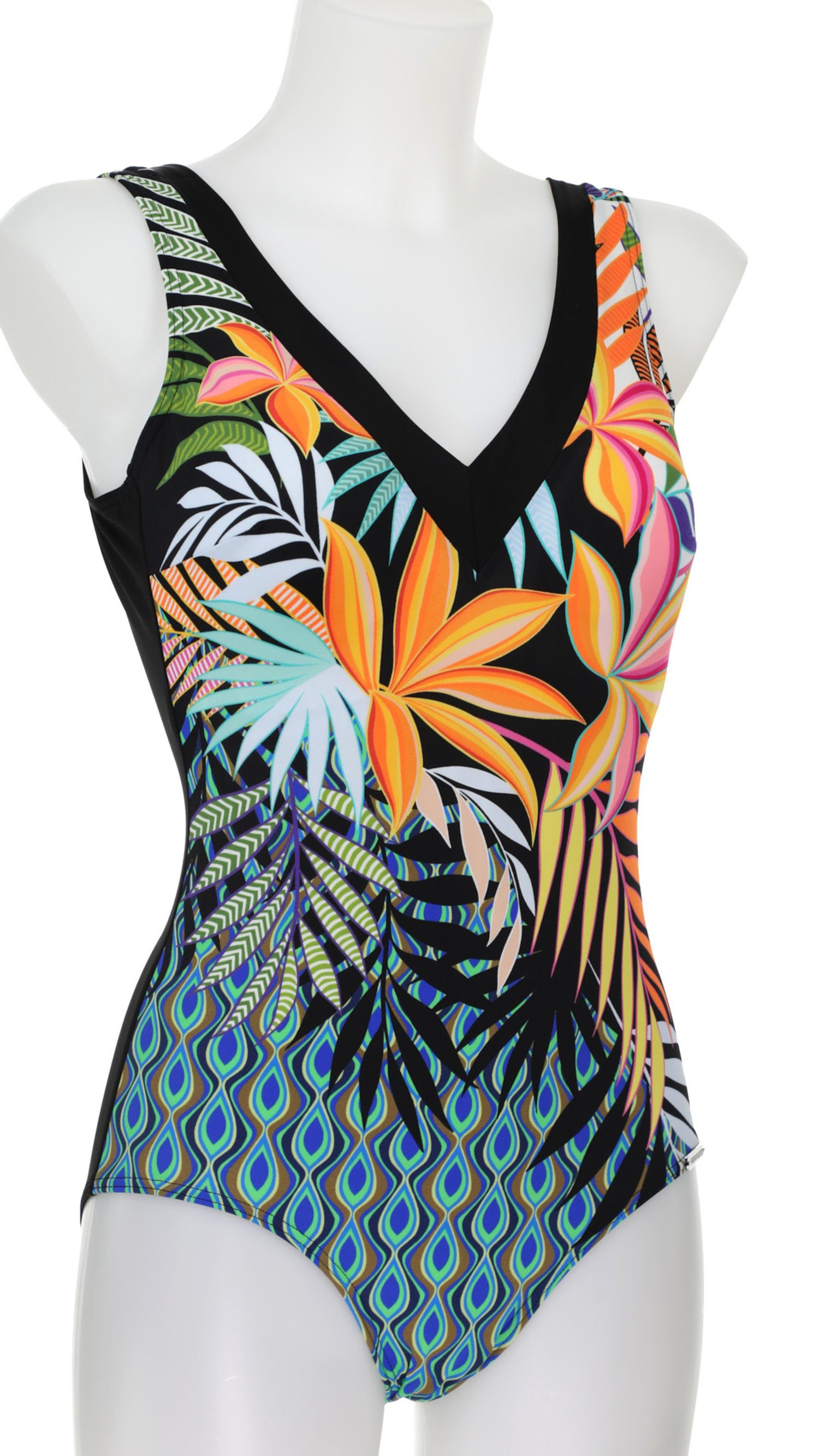 Sunmarin Badeanzug Damen Einteiler (1-St) Modisches Design günstig online kaufen