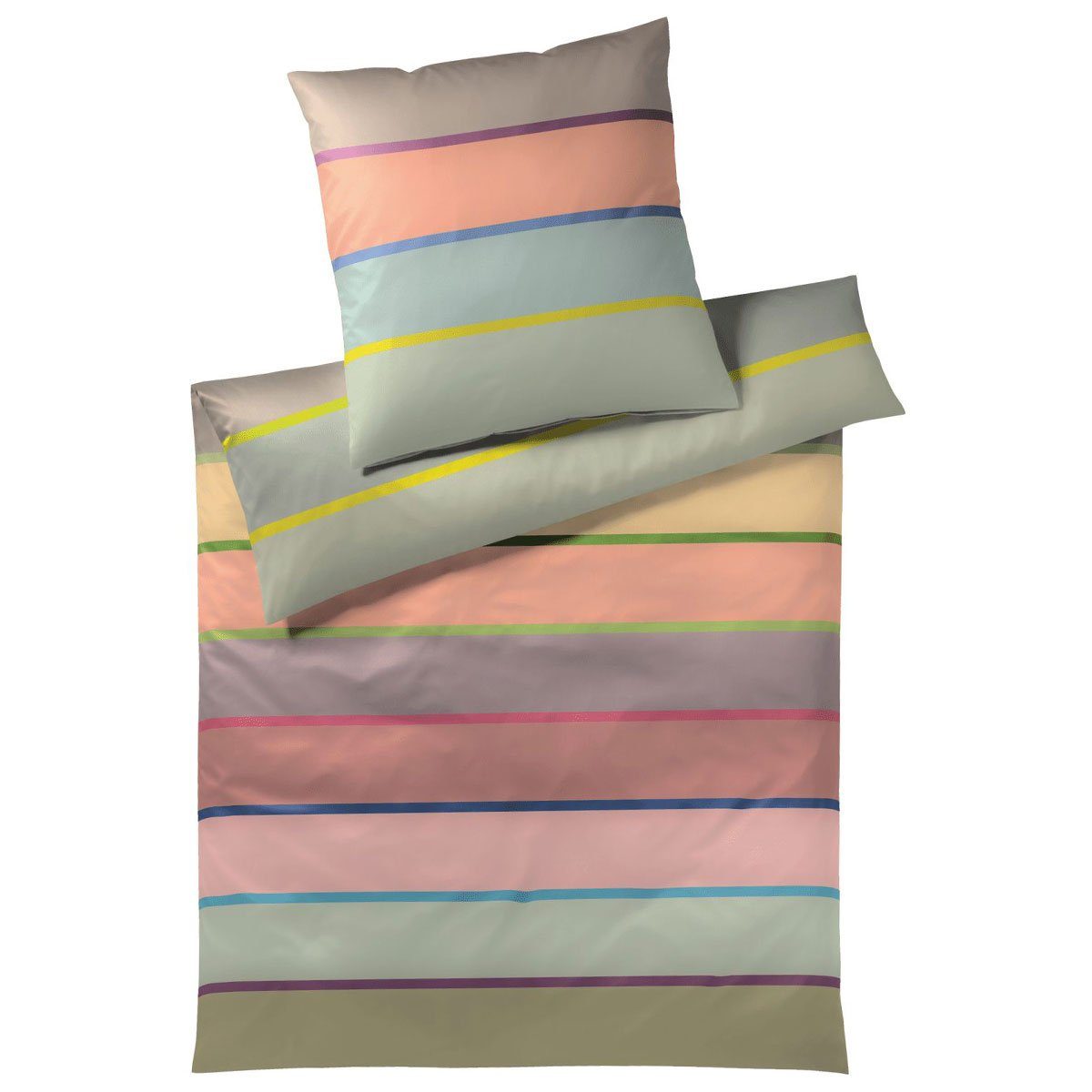 Remember Bettwäsche Cambridge, Mako Satin Baumwolle, 2 teilig, mit Reißvers günstig online kaufen